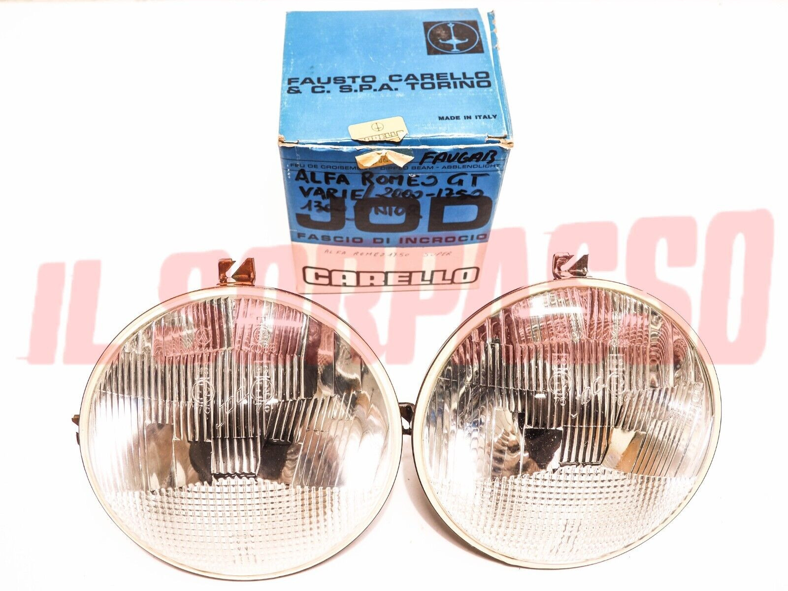 GRUPPI OTTICI 170 FANALI FARI JODIO A.R GIULIA 1750 BERLINA GT 1750 2000 CARELLO