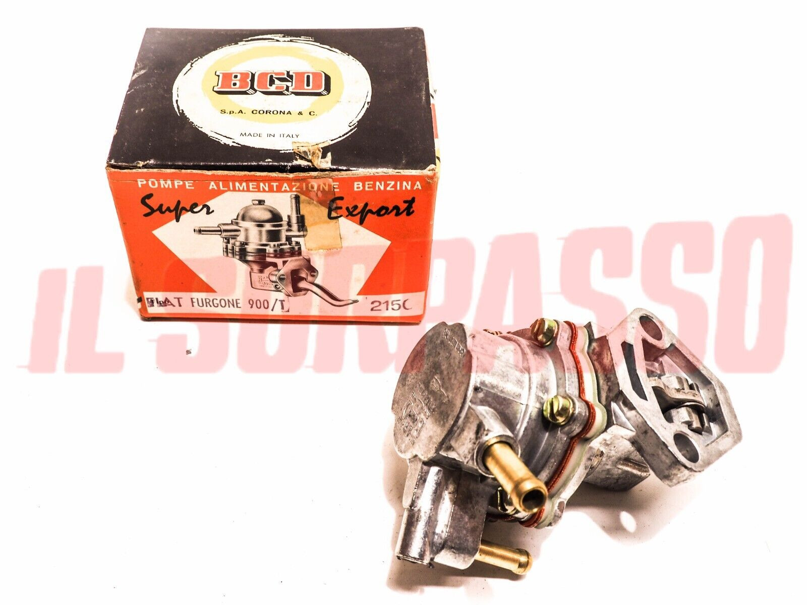POMPA BENZINA POMPETTA C FIAT 850 FAMILIARE 900 T PULMINO FURGONE CORIASCO BCD