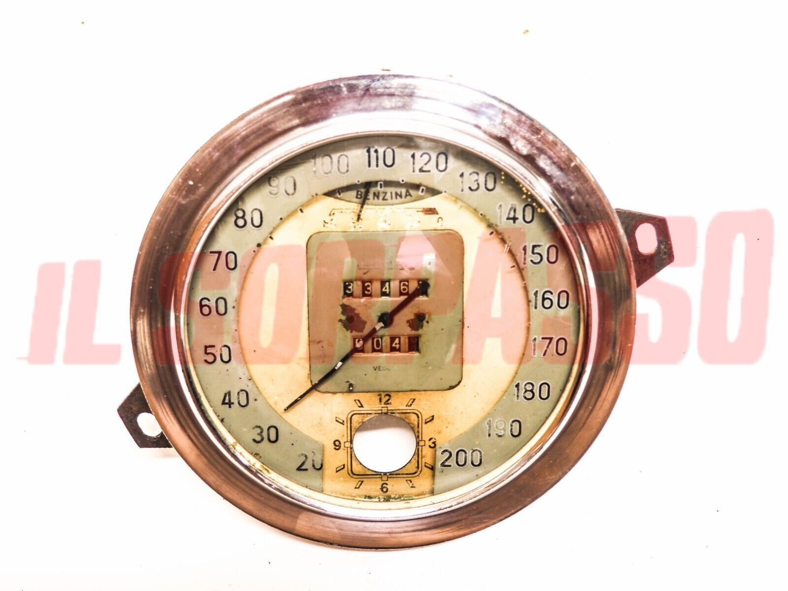 STRUMENTO CONTACHILOMETRI CRUSCOTTO ALFA ROMEO 2500 6 c CISITALIA 202 ORIGINALE