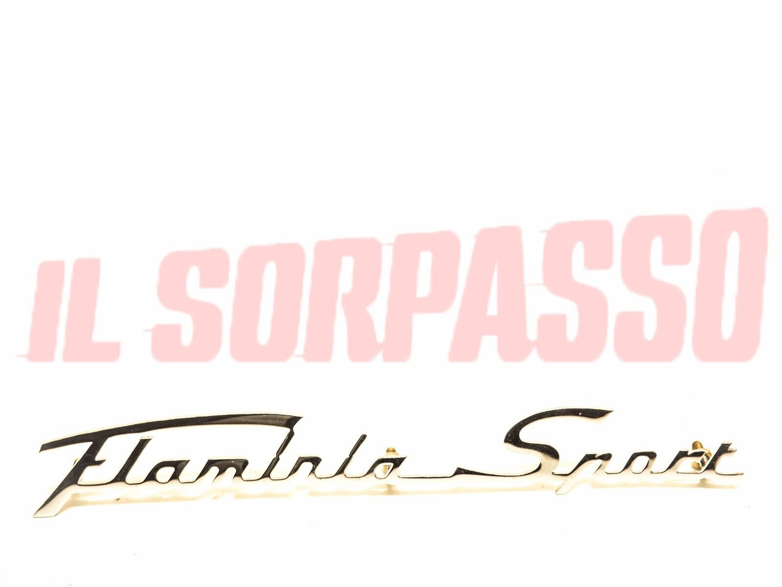 SCRITTA SIGLA FRONTALE + COFANO POSTERIORE LANCIA FLAMINIA SPORT ZAGATO