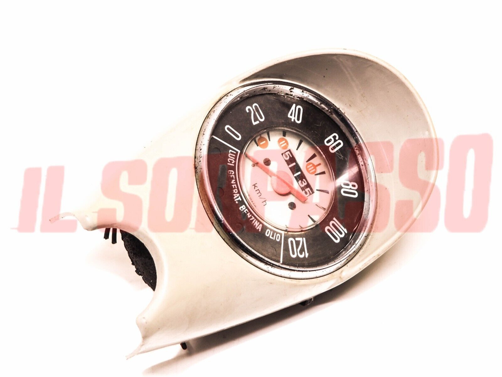 STRUMENTO CONTACHILOMETRI CRUSCOTTO GUSCIO GUARNIZIONE FIAT 500 F + GIARDINIERA