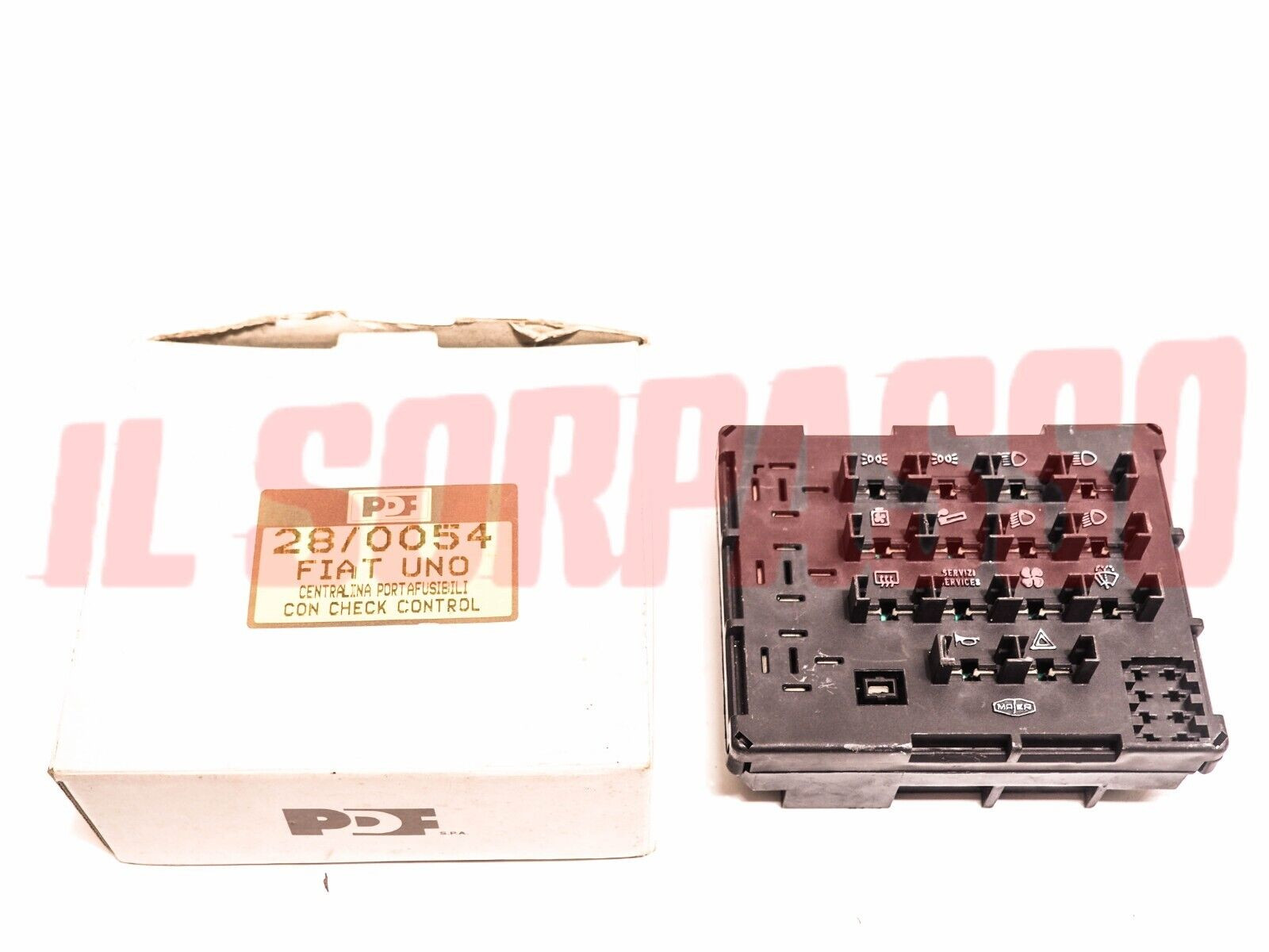 CENTRALINA PORTAFUSIBILI CON CHECK CONTROL FIAT UNO + TURBO ORIGINALE