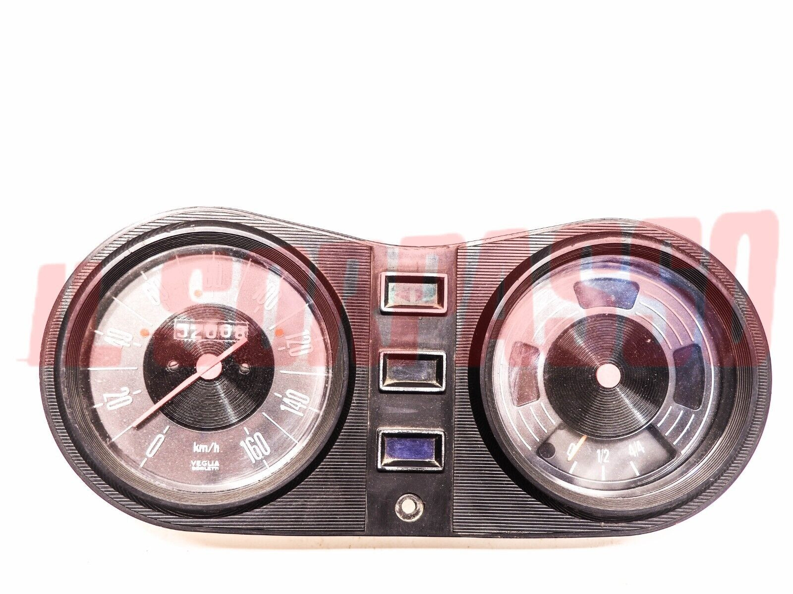 STRUMENTO CONTACHILOMETRI CRUSCOTTO FIAT 128 BERLINA BORDO NERO ORIGINALE USATO