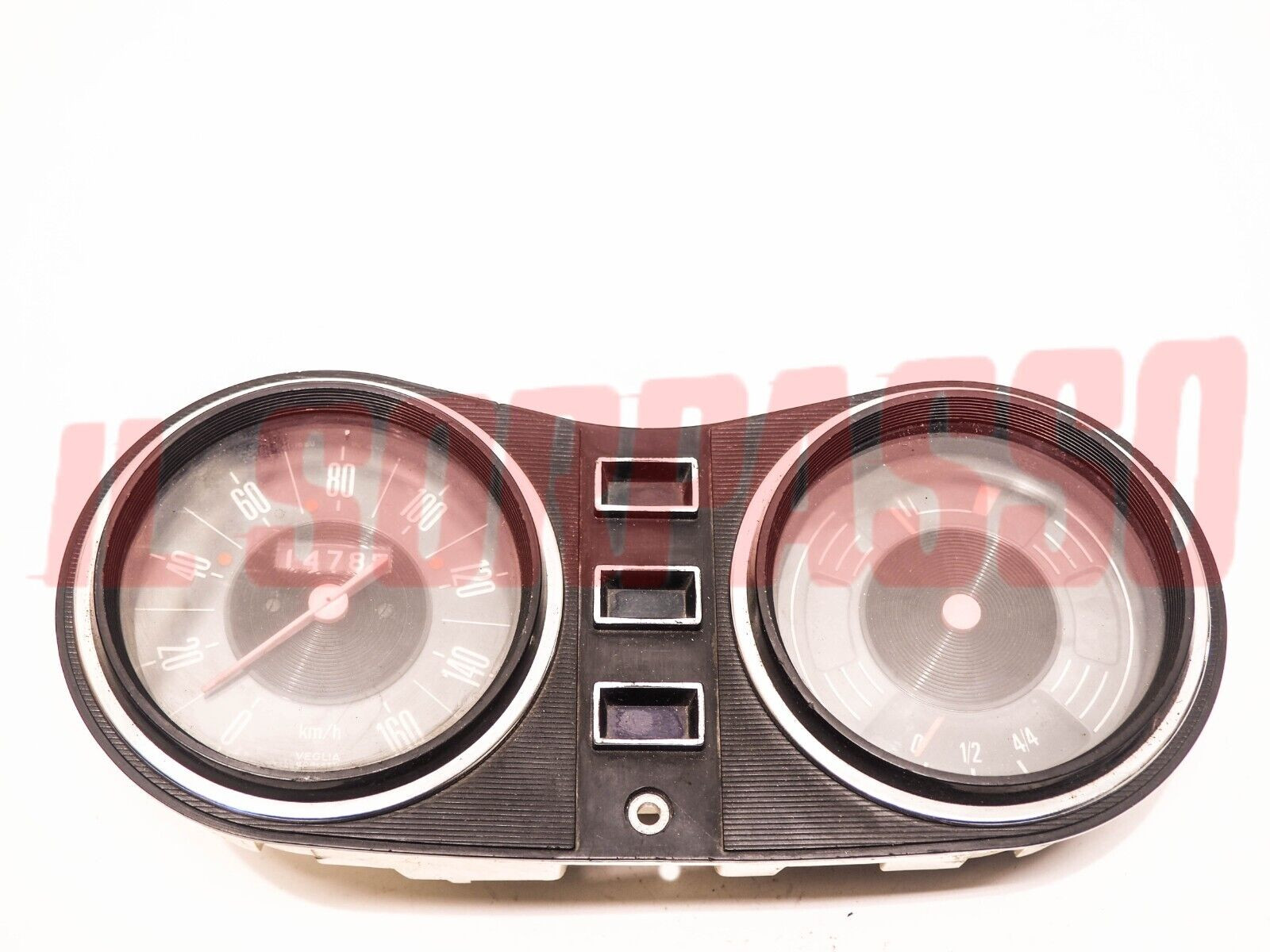 STRUMENTO CONTACHILOMETRI CRUSCOTTO FIAT 128 BERLINA BORDO CROMATO USATO