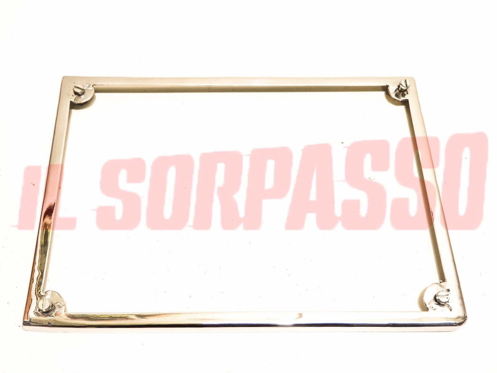 CORNICE PORTA TARGA POSTERIORE CROMATA ALTA ALFA ROMEO LANCIA FIAT ANNI 30 40