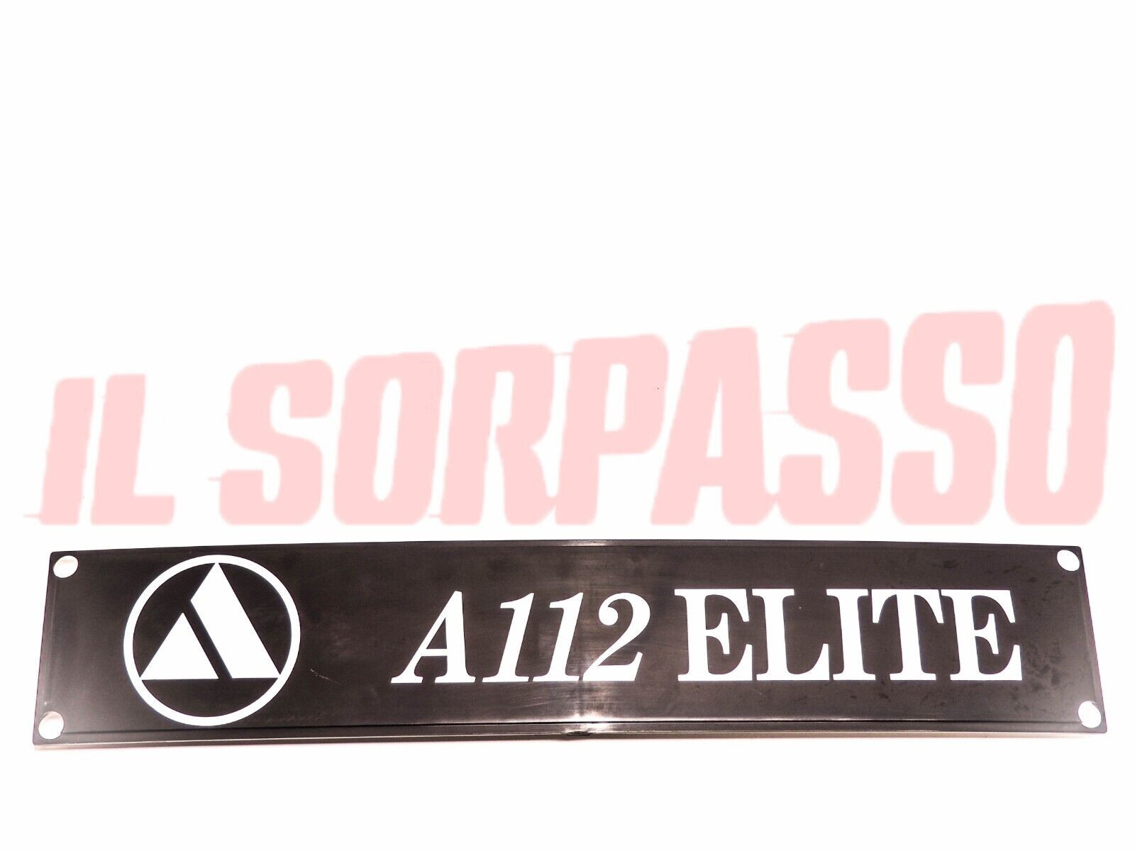 SCRITTA SIGLA SU CATARIFRANGENTE POSTERIORE AUTOBIANCHI A112 ELITE 6 7 SERIE