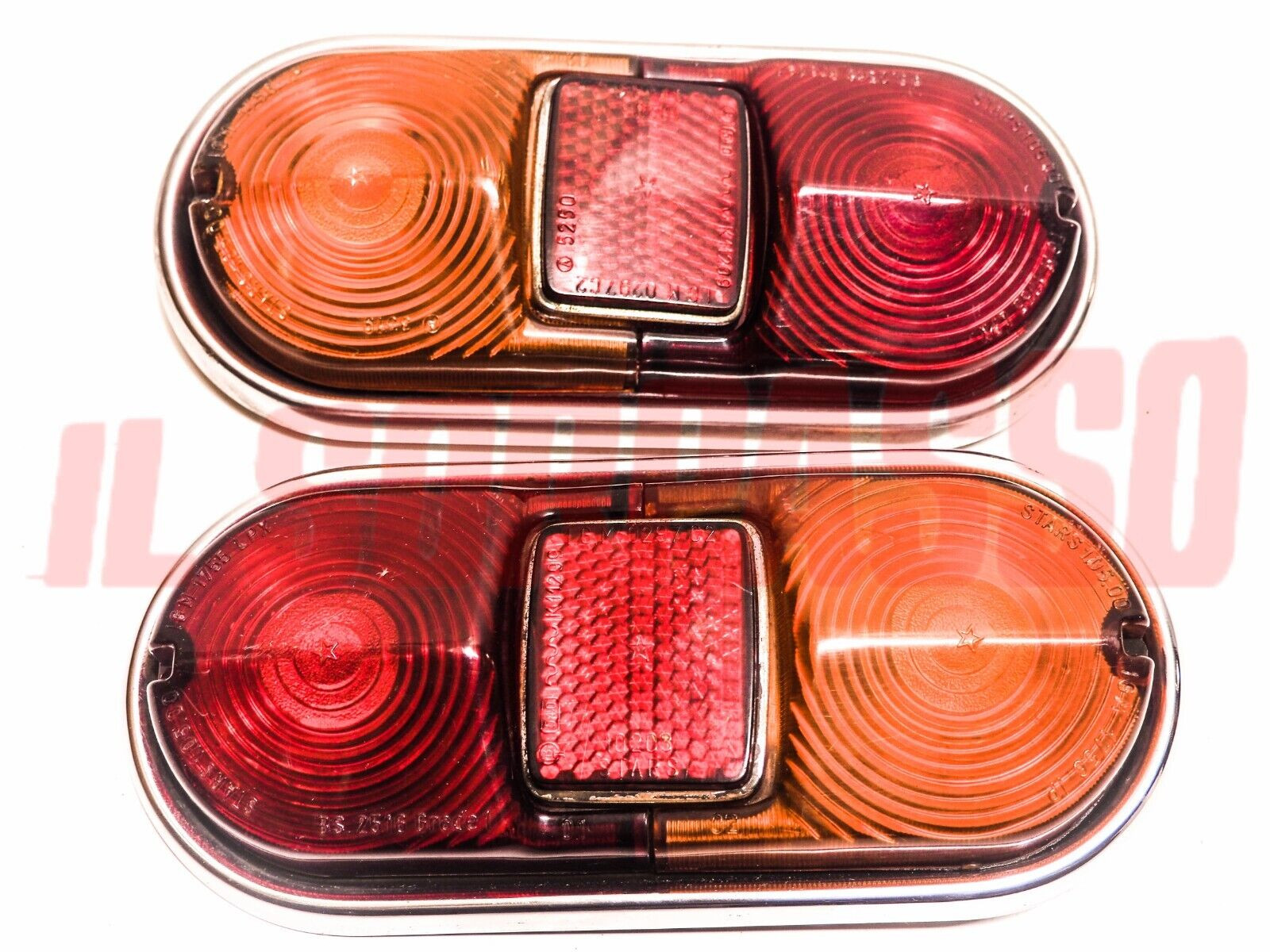 FANALI FARI POSTERIORI FIAT 1300 1500 BERLINA ORIGINALI STARS USATI