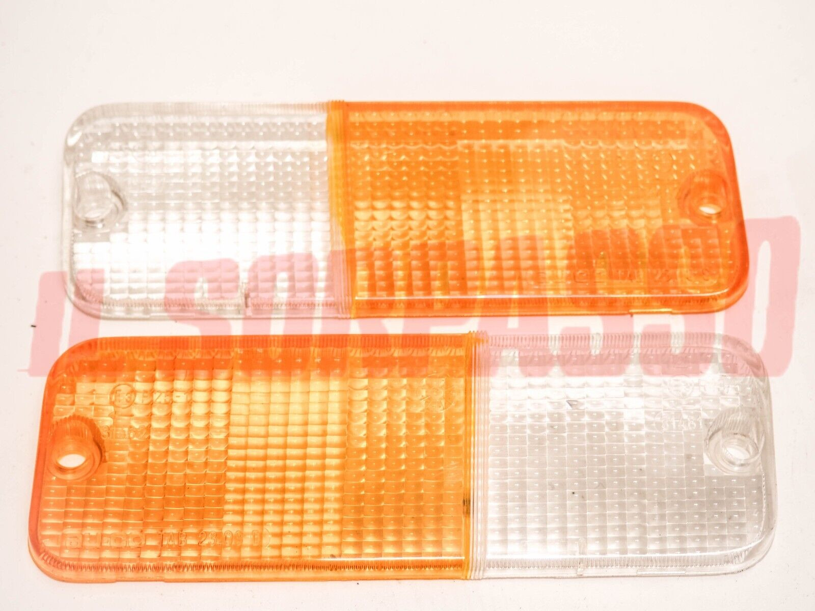 PLASTICHE FANALINI ANTERIORI FRECCE DESTRA SINISTRA FIAT 131 + ABARTH AUCO