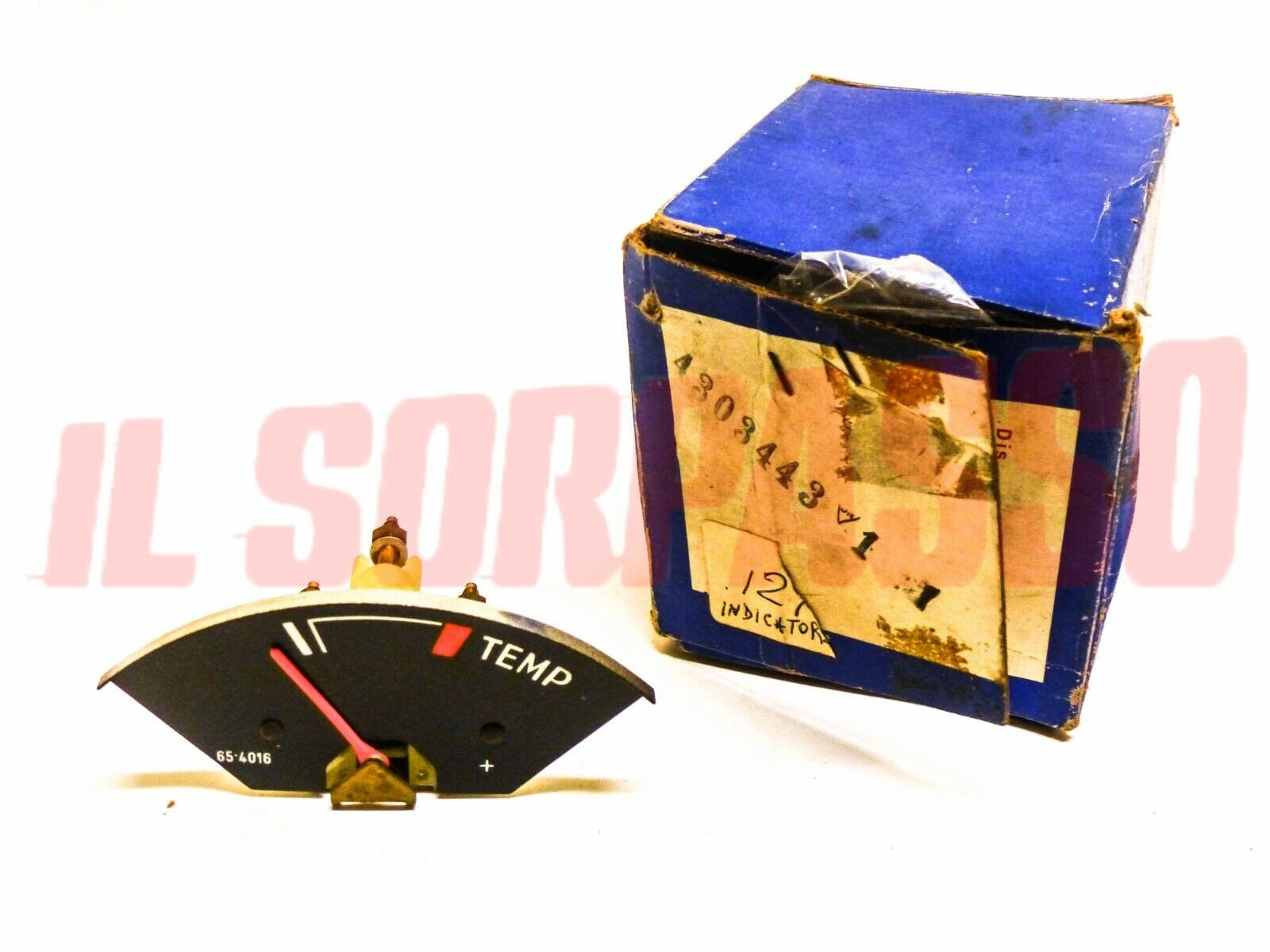 STRUMENTO TEMPERATURA ACQUA CRUSCOTTO FIAT 124 SPECIAL T ORIGINALE 4303443