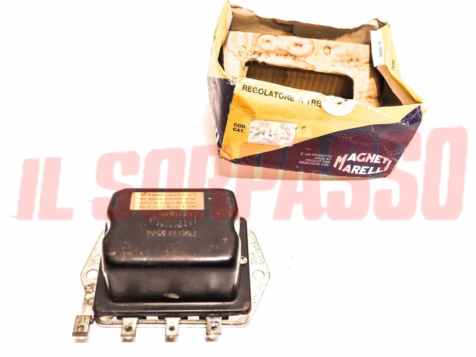 REGOLATORE TENSIONE GN2 24V 22A MARELLI FIAT 642 682 RN ORIGINALE 4119607