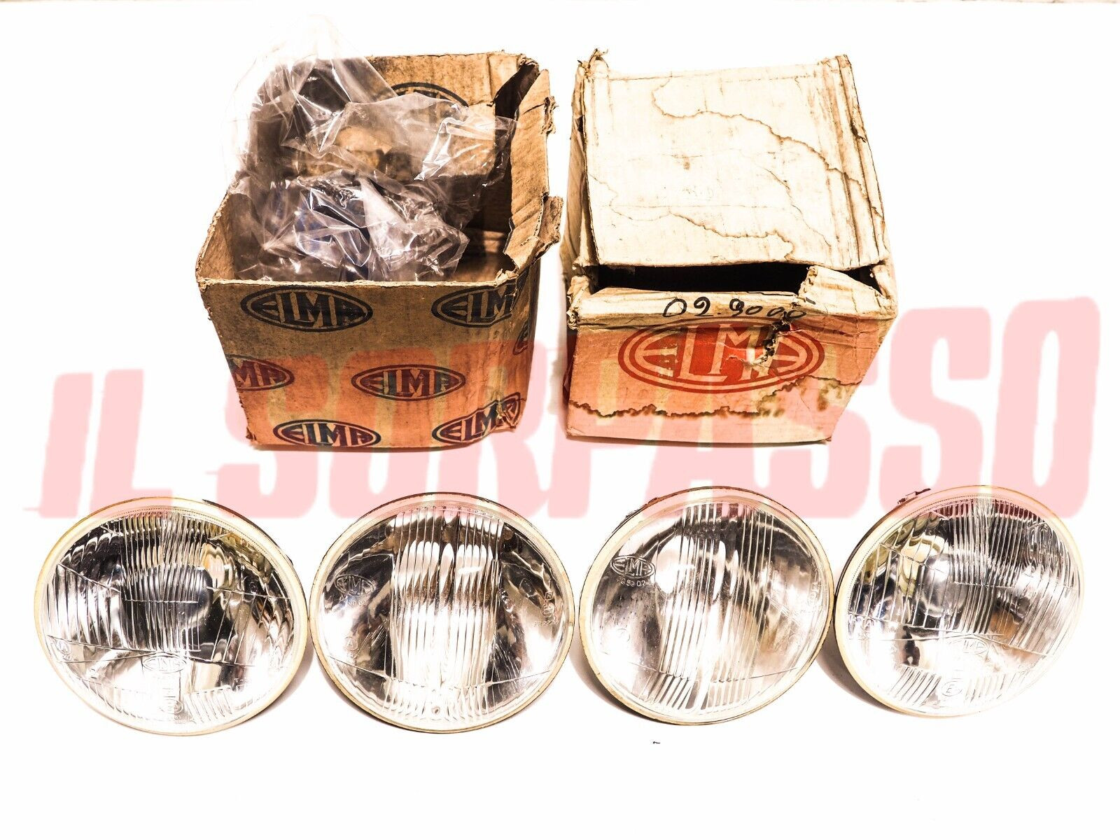 GRUPPI OTTICI FANALI FARI FIAT 124 850 COUPE 1300 1500 850 FAMILIARE ELMA