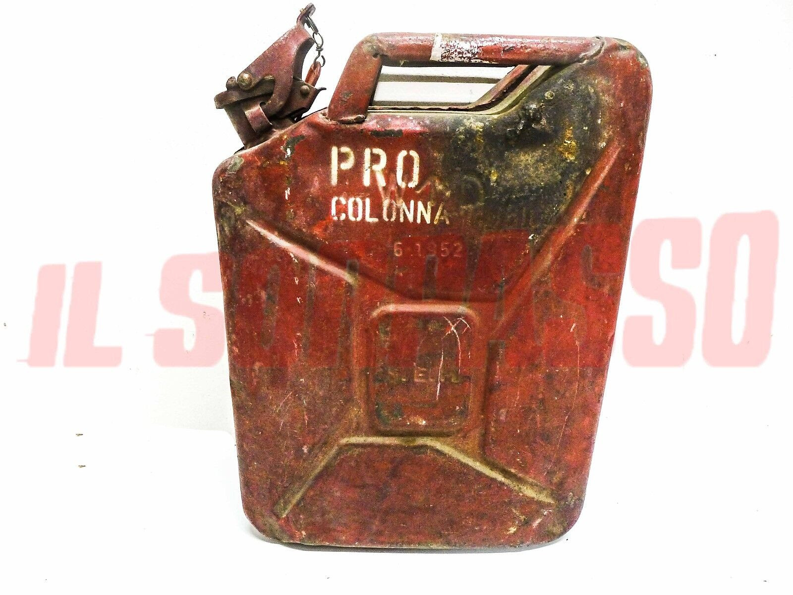 TANICA BENZINA MISCELA 1952 FIAT CAMPAGNOLA AR 51 VIGILI DEL FUOCO ORIGINALE