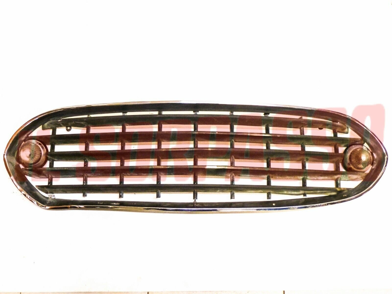 MASCHERINA GRIGLIA CALANDRA + FANALINI  FIAT  OSCA 1500 GT VIOTTI ORIGINALE