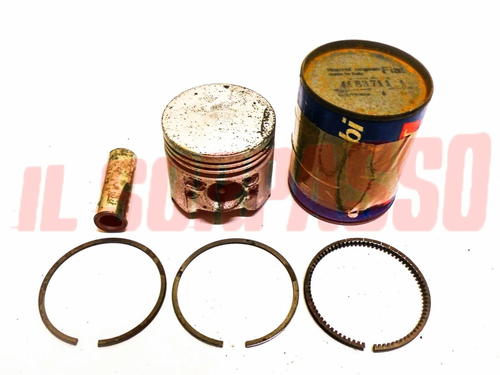 PISTONE MOTORE NORMALE + FASCE FIAT 600 + MULTIPLA ORIGINALE 4183711