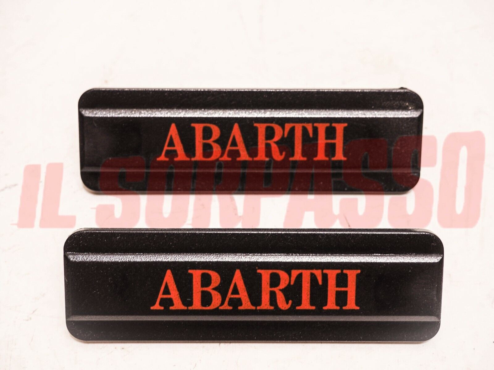 SCRITTE LATERALI PARAFANGO ANTERIORE AUTOBIANCHI A112 ABARTH 5 6 7 SERIE