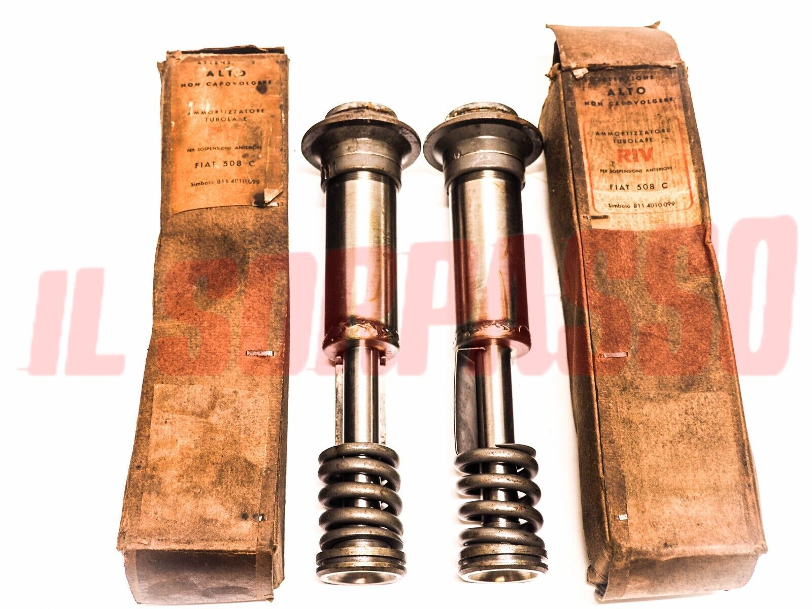 AMMORTIZZATORI ANTERIORI FIAT 508 C - 1100 A NUOVA BALILLA ORIGINALI RIV