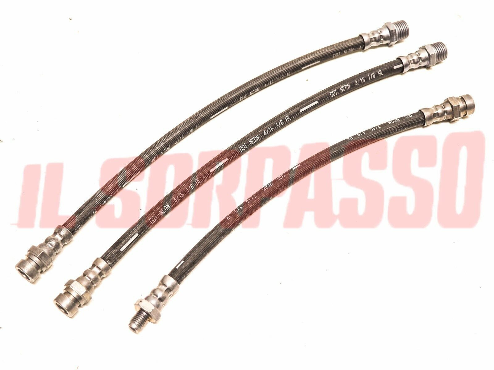 TUBI FRENO ANTERIORI + POSTERIORE FIAT 1300 1500 BERLINA