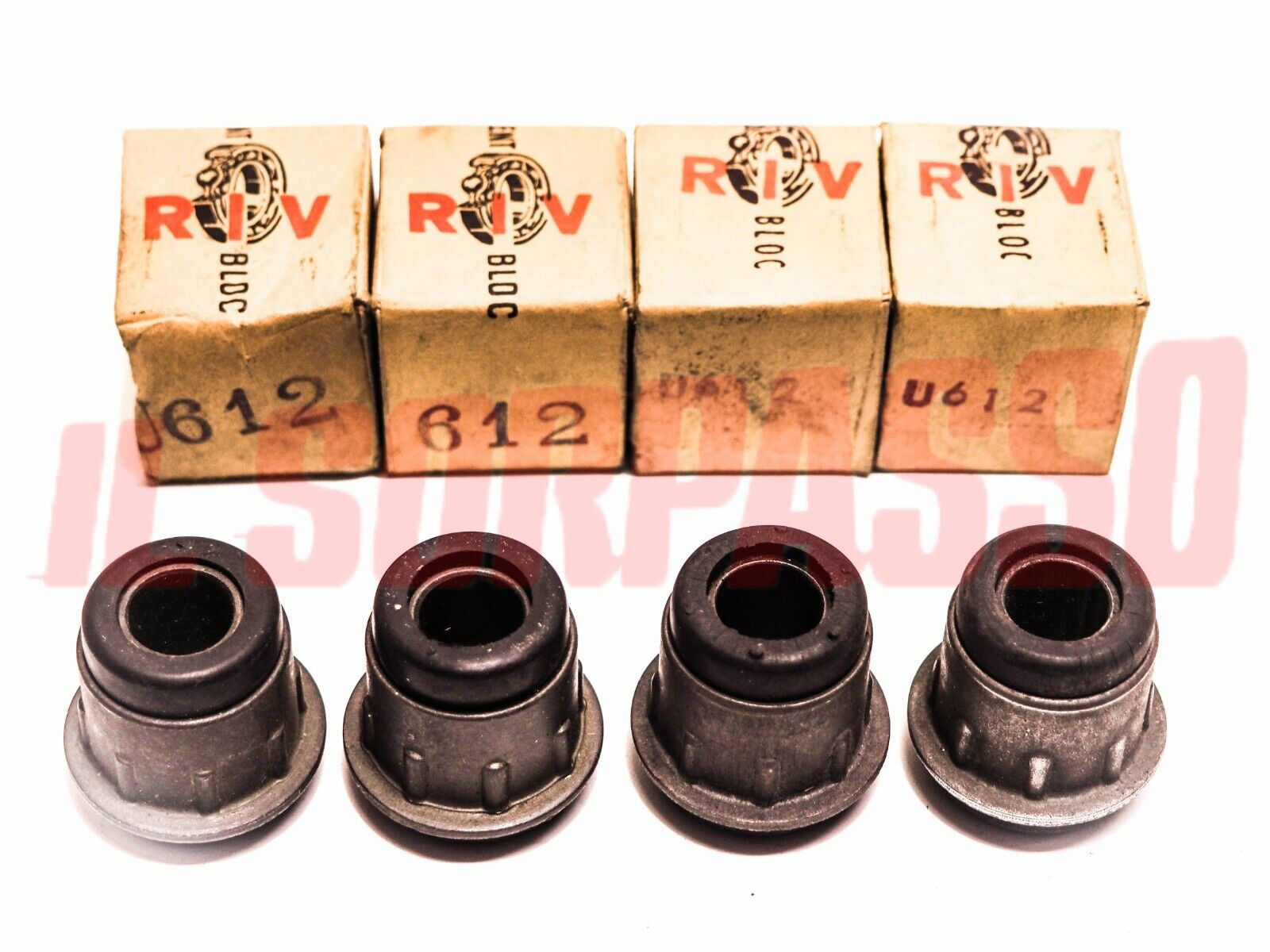 SILENTBLOCK SEMI BRACCI OSCILLANTI ANTERIORI FIAT 500 D F L R 126 ORIGINALI