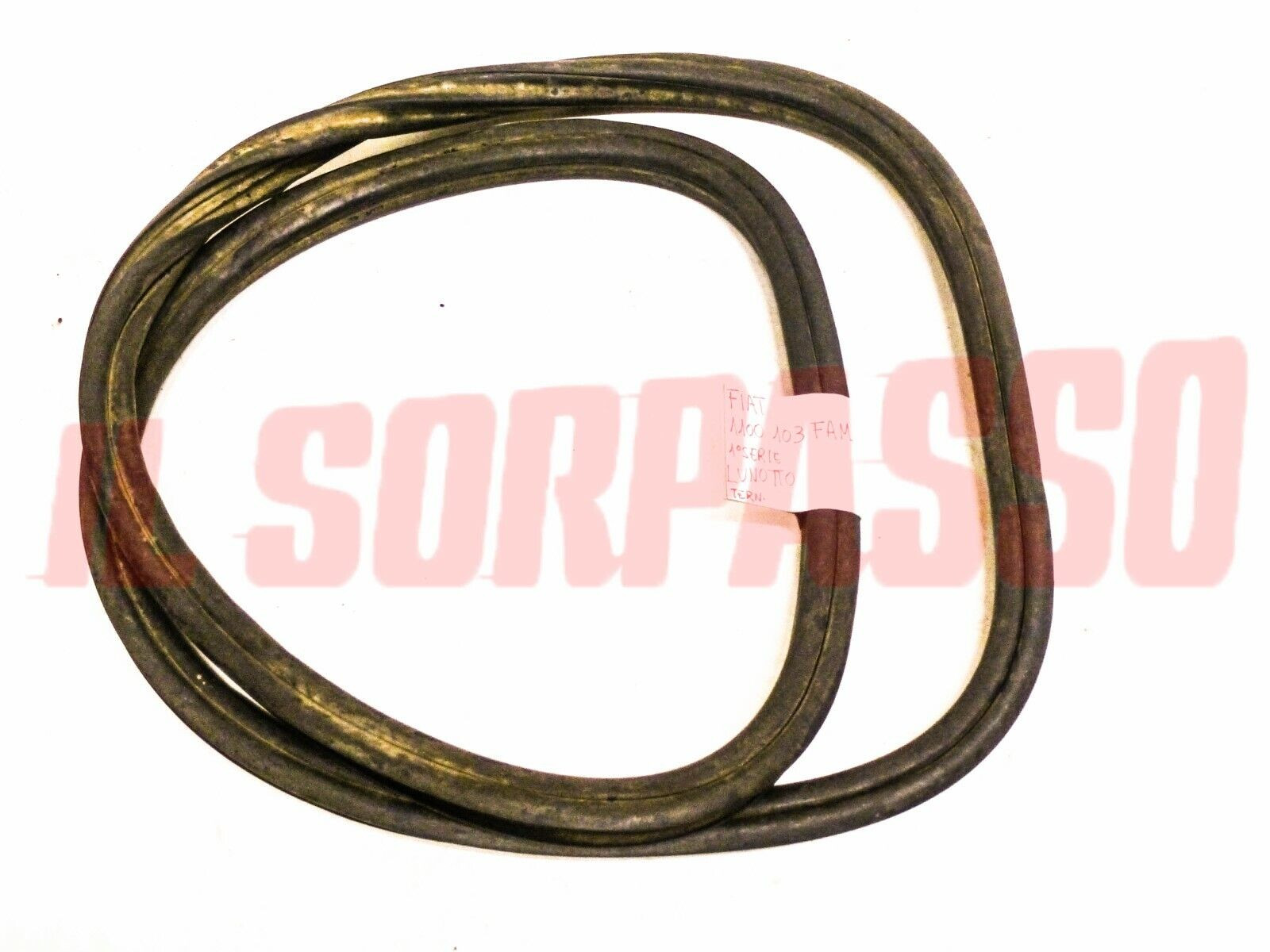 GUARNIZIONE VETRO LUNOTTO POSTERIORE FIAT 1100 103 FAMILIARE 1 SERIE ORIGINALE