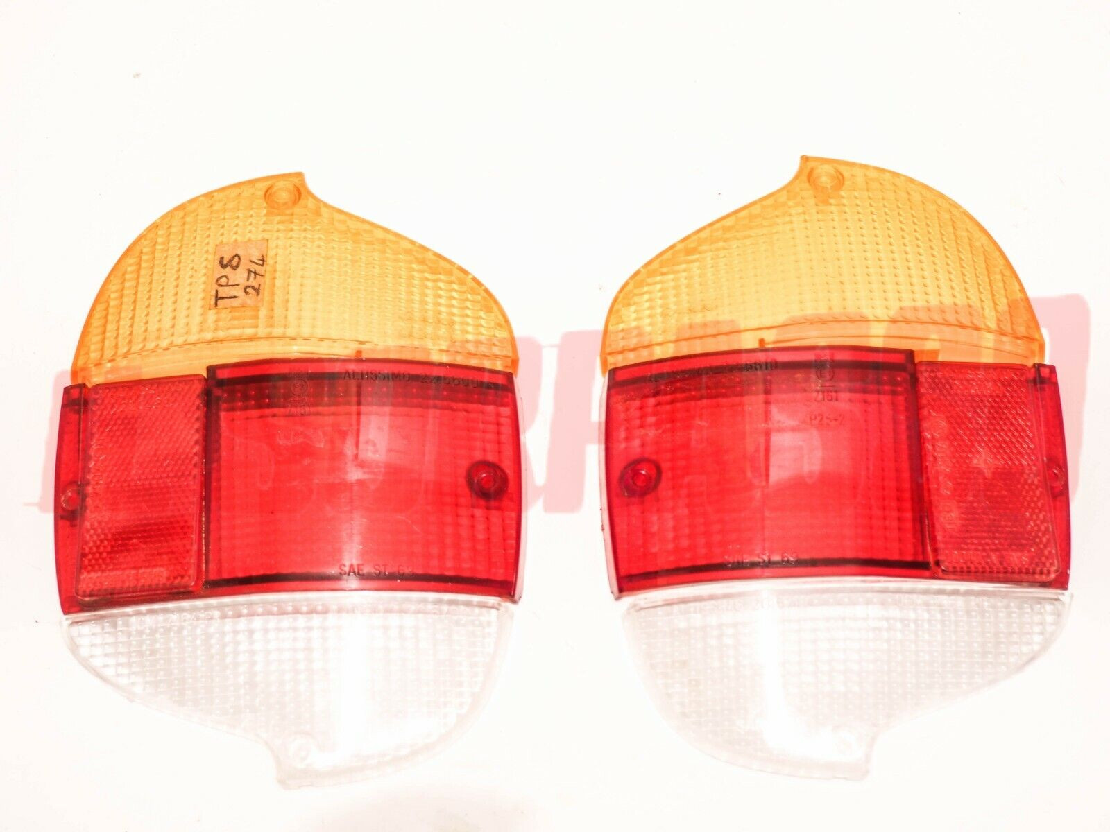 PLASTICHE FANALI POSTERIORI DESTRO SINISTRO LANCIA FULVIA BERLINA 2 S ALTISSIMO