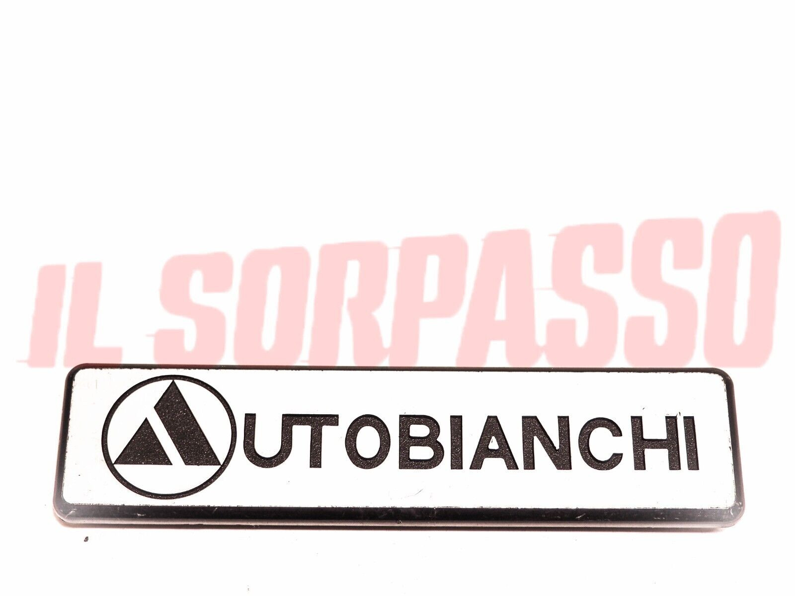 SCRITTA SIGLA PORTELLONE POSTERIORE AUTOBIANCHI A112 ABARTH 4 SERIE