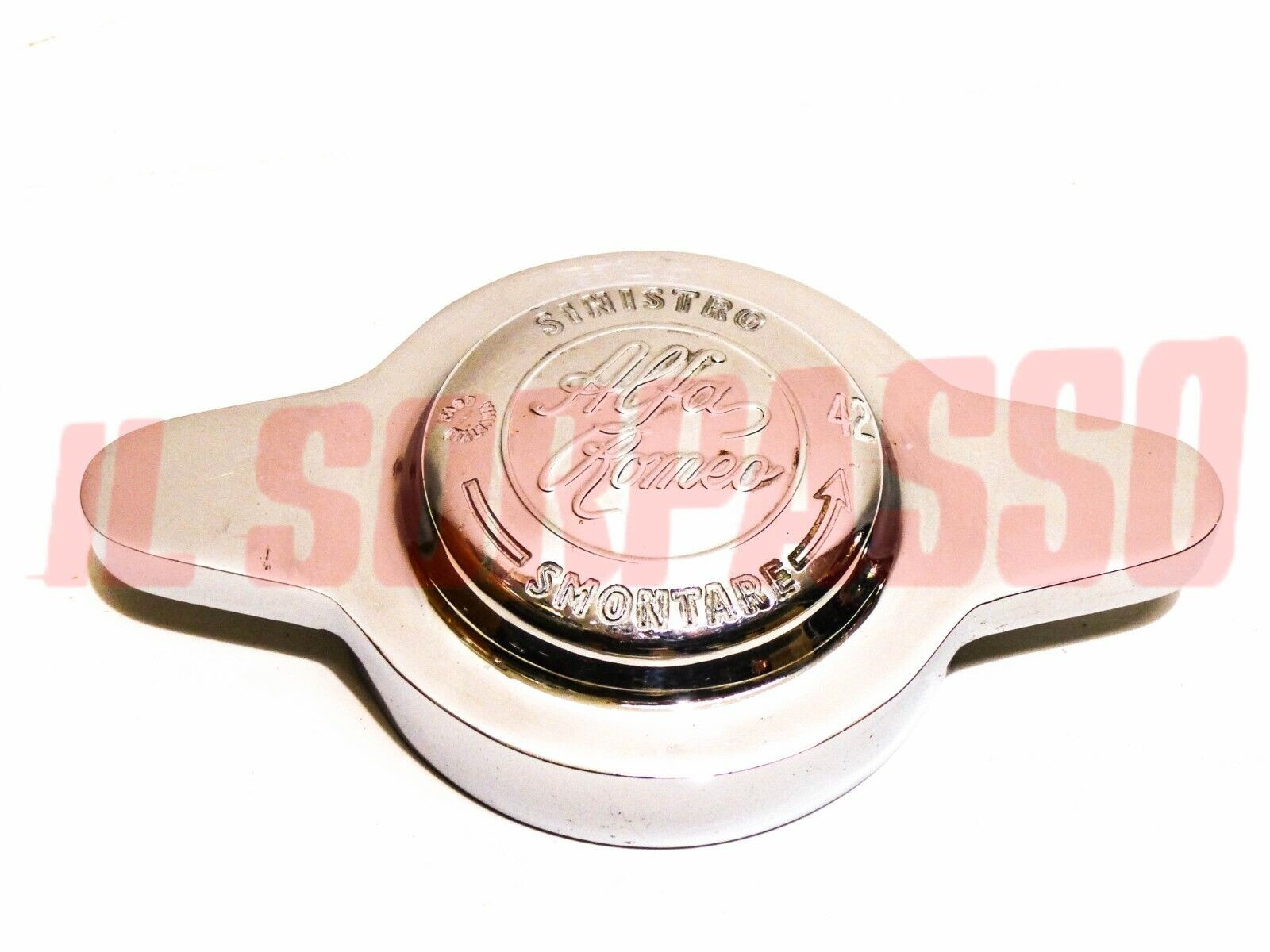 GALLETTONE CERCHIO A RAGGI SINISTRO ALFA ROMEO 6C - 8C ORIGINALE