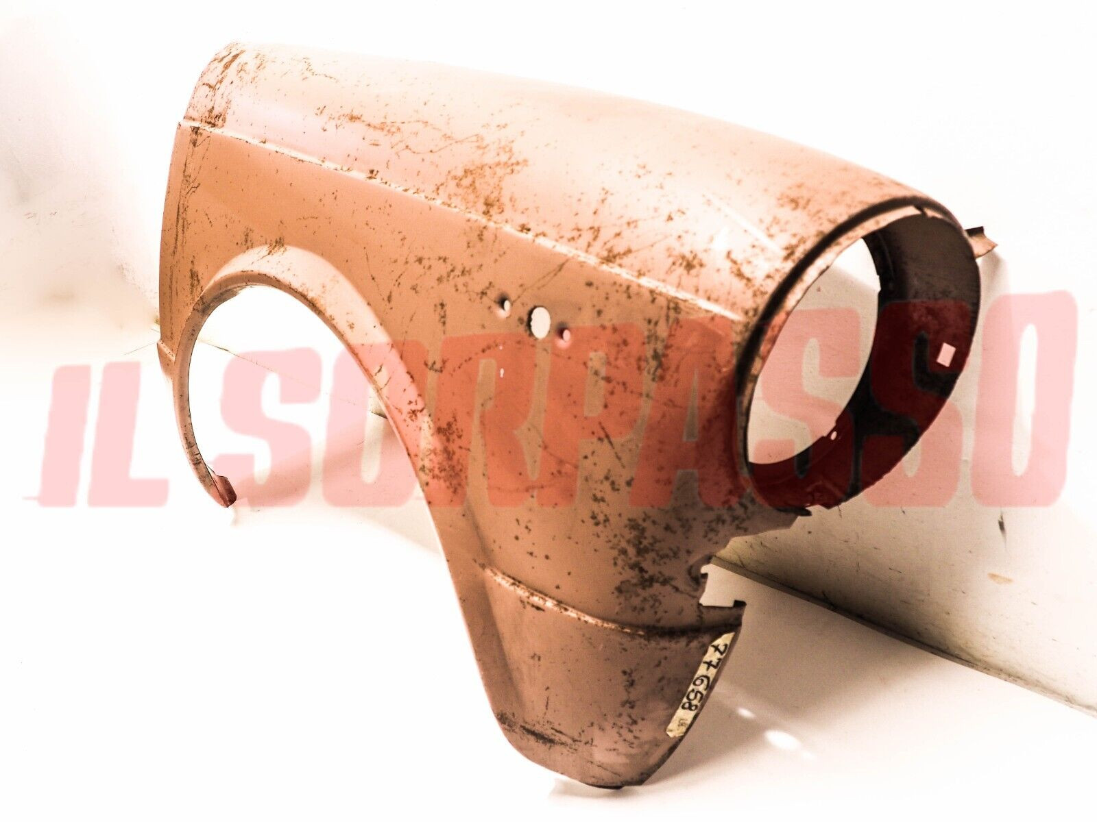 PARAFANGO ANTERIORE DESTRO + SEDE FARO AUTOBIANCHI A112 1 2 3 S ABARTH ORIGINALE