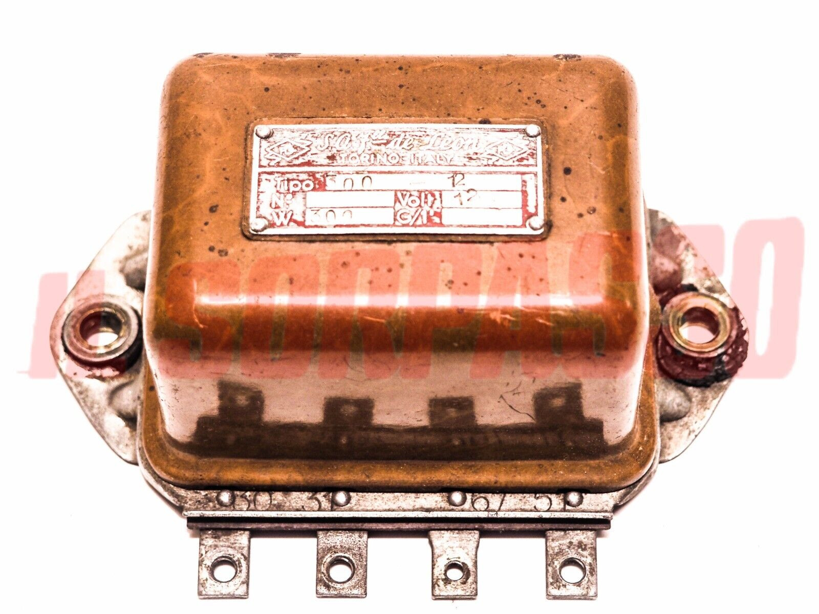 REGOLATORE TENSIONE DE LEON TORINO 300 - 12 V FIAT 1100 A B E ORIGINALE