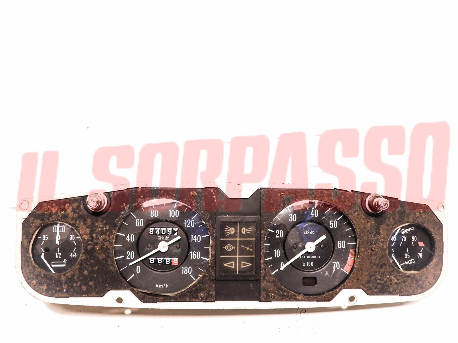 STRUMENTI CONTACHILOMETRI CRUSCOTTO LANCIA FULVIA BERLINA 2 SERIE ORIGINALE