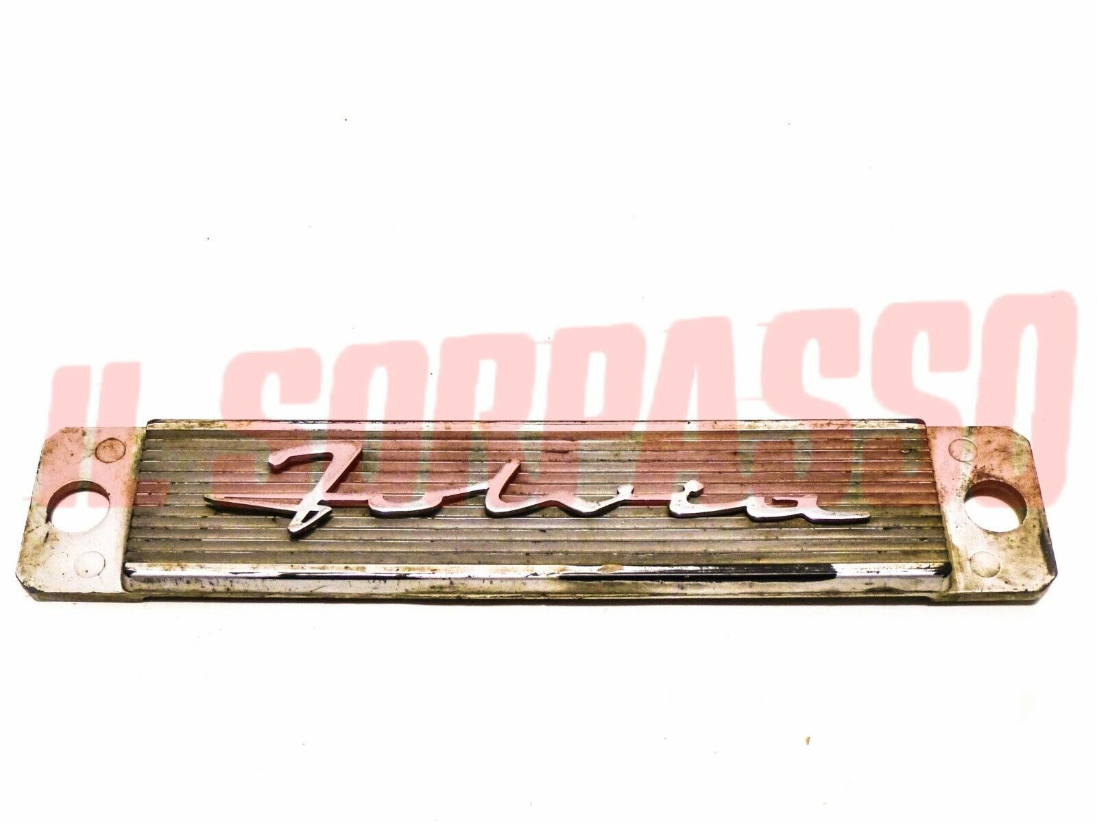 MOSTRINA MASCHERINA PORTA RADIO + SCRITTA LANCIA FULVIA BERLINA ORIGINALE