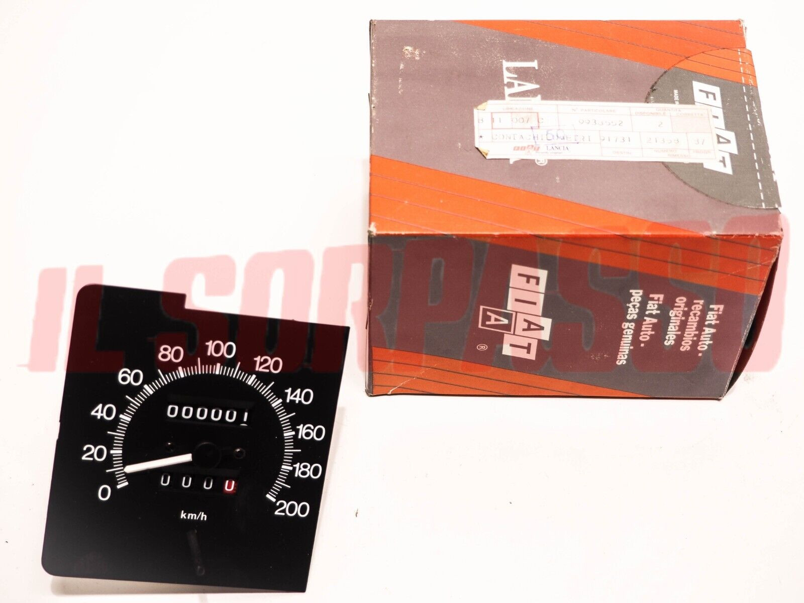 STRUMENTO CONTACHILOMETRI CRUSCOTTO LANCIA DELTA PRISMA 1 SERIE 9938552