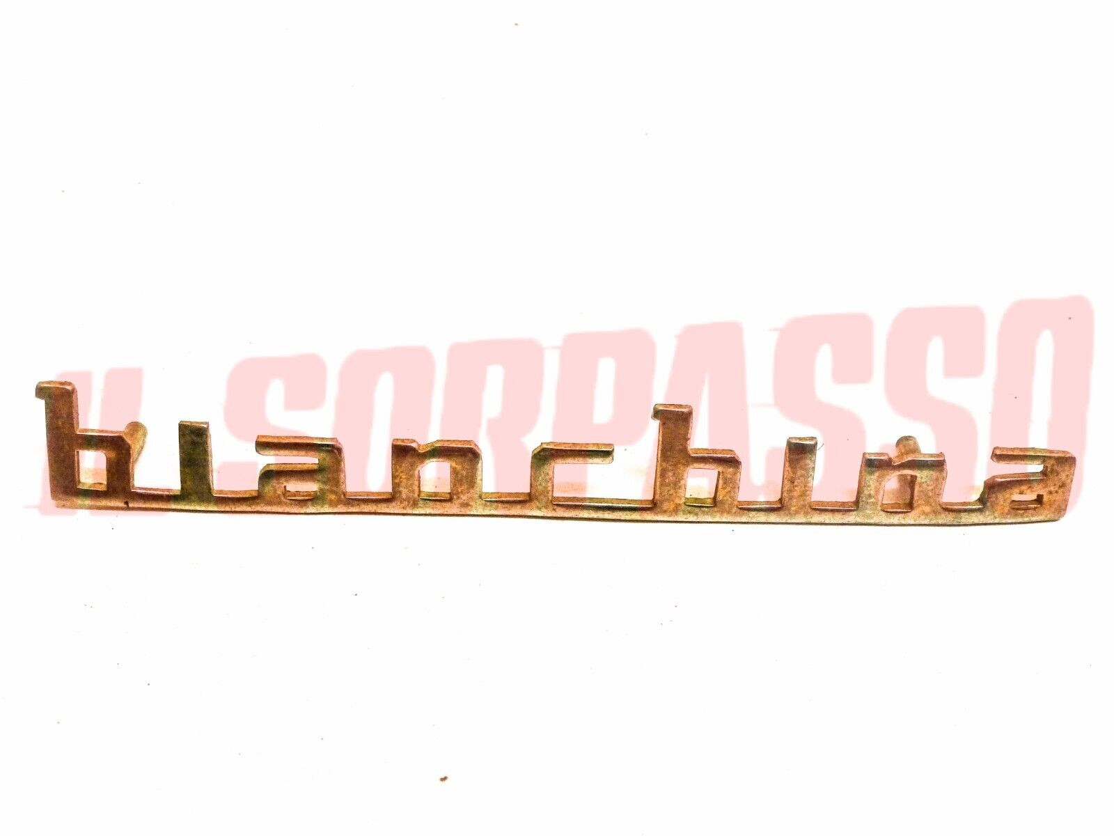 SCRITTA SIGLA BIANCHINA BERLINA CABRIO TRASFORMABILE PANORAMICA DORATA