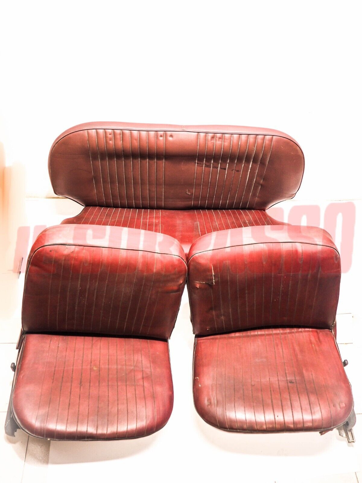 TAPPEZZERIA SELLERIA SEDILI ANTERIORI + POSTERIORI ALFA ROMEO GIULIA SUPER ROSSI