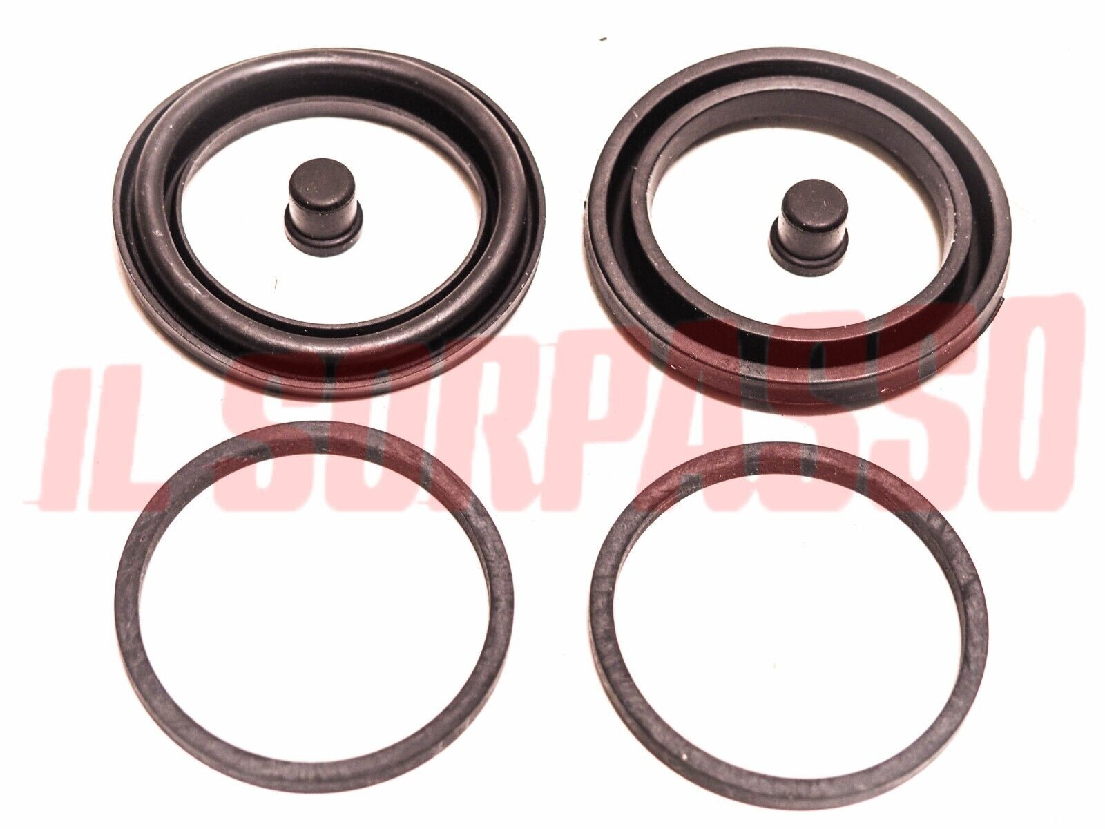 KIT REVISIONE GOMMINI PINZE FRENI ANTERIORI FIAT 850 SPECIAL COUPE SPIDER