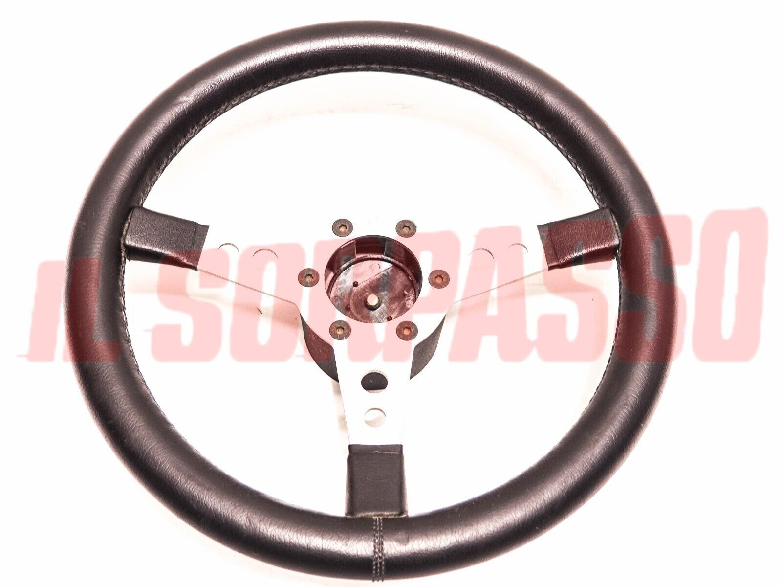 VOLANTE RAID 3 RAZZE + MOZZO FIAT 500 600 850 127 128 A112 ABARTH DIAMETRO 34,5