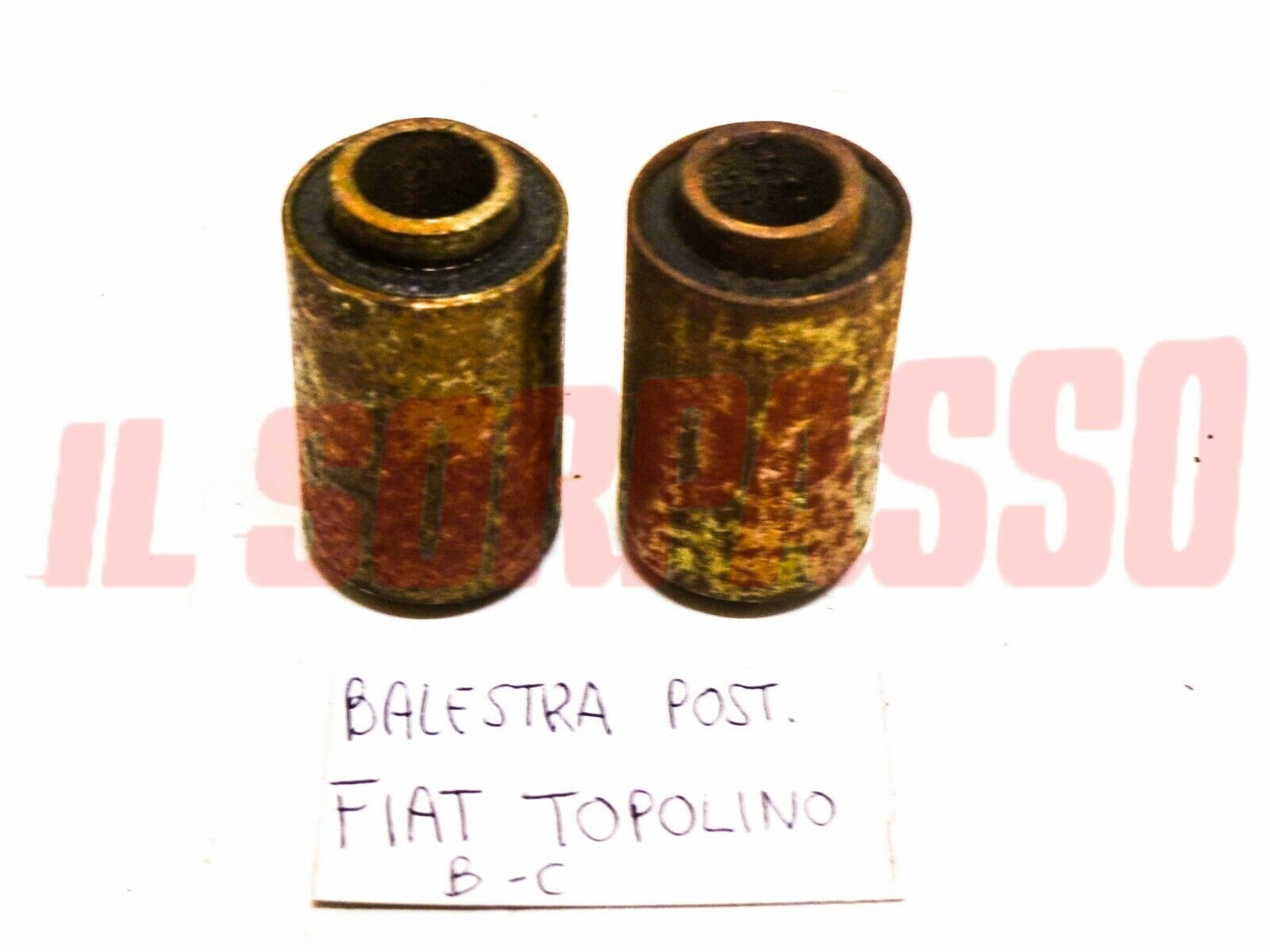 SILENTBLOCK BALESTRA POSTERIORE FIAT TOPOLINO 500 B C + BELVEDERE ORIGINALI