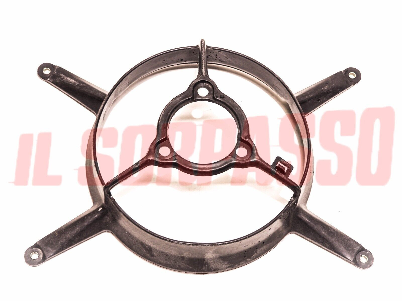 TELAIO ELETTROVENTOLA RADIATORE AUTOBIANCHI A112 + ABARTH 127 SPORT CON DIFETTO