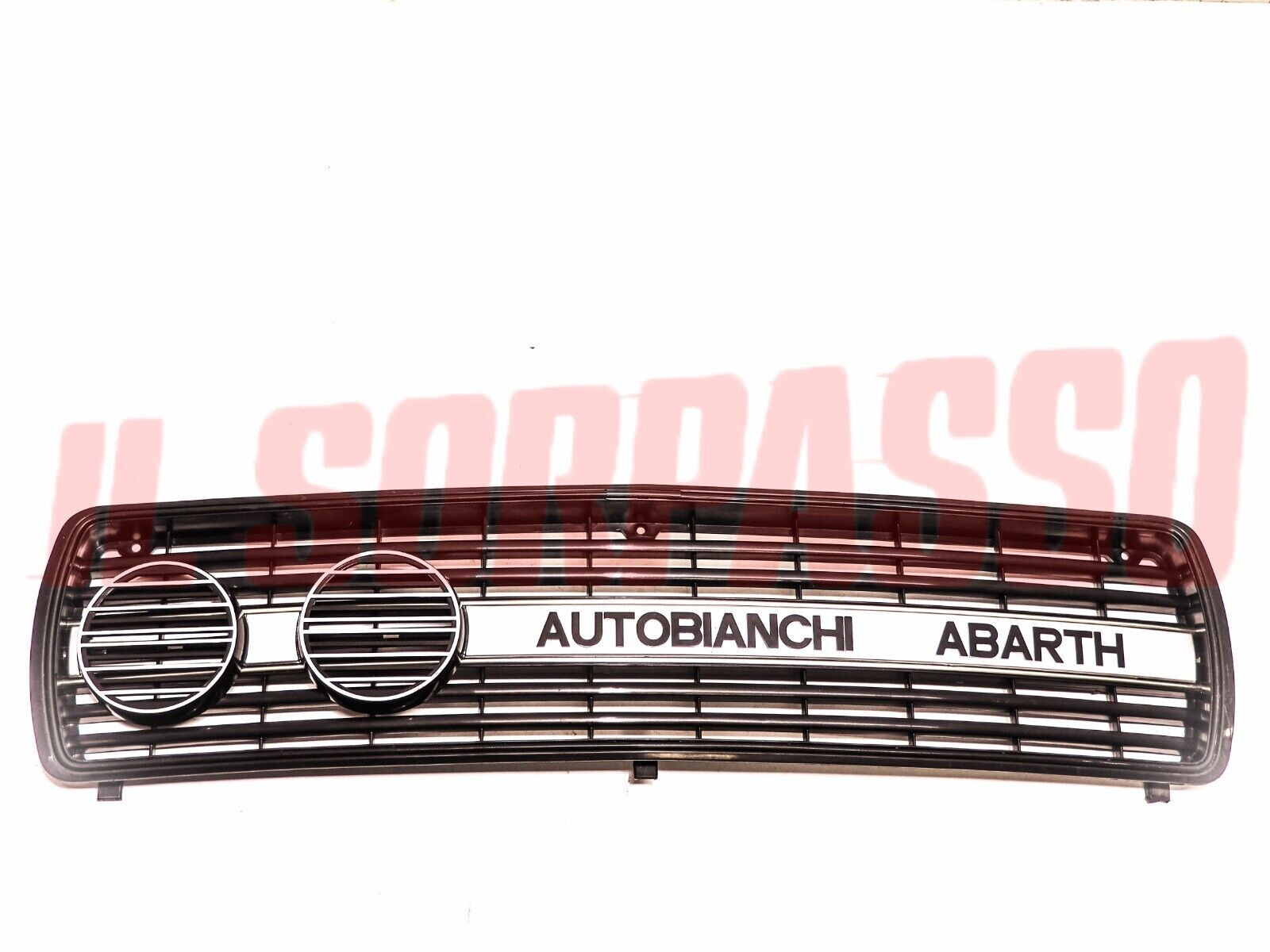 MASCHERINA GRIGLIA CALANDRA ANTERIORE AUTOBIANCHI A112 ABARTH 58HP ORIGINALE NOS