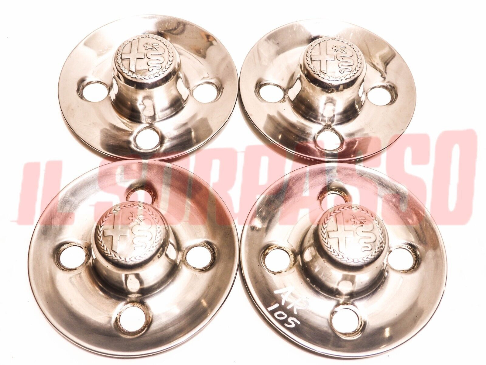 COPPE RUOTA COPPETTE COPRI MOZZO ALFA ROMEO 2000 BERLINA - GT - DUETTO 2000 cc