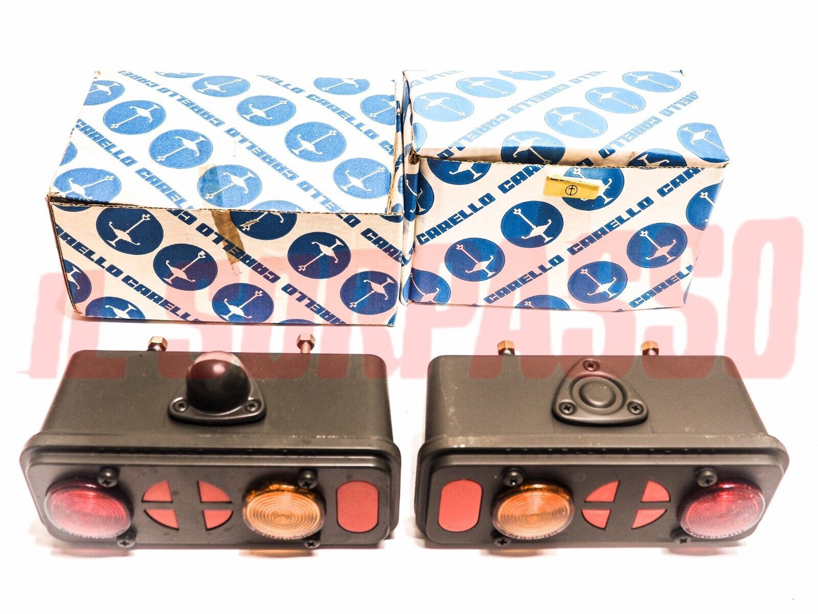FANALI POSTERIORI MILITARI FIAT CAMPAGNOLA AR 51 55 59 ORIGINALI CARELLO