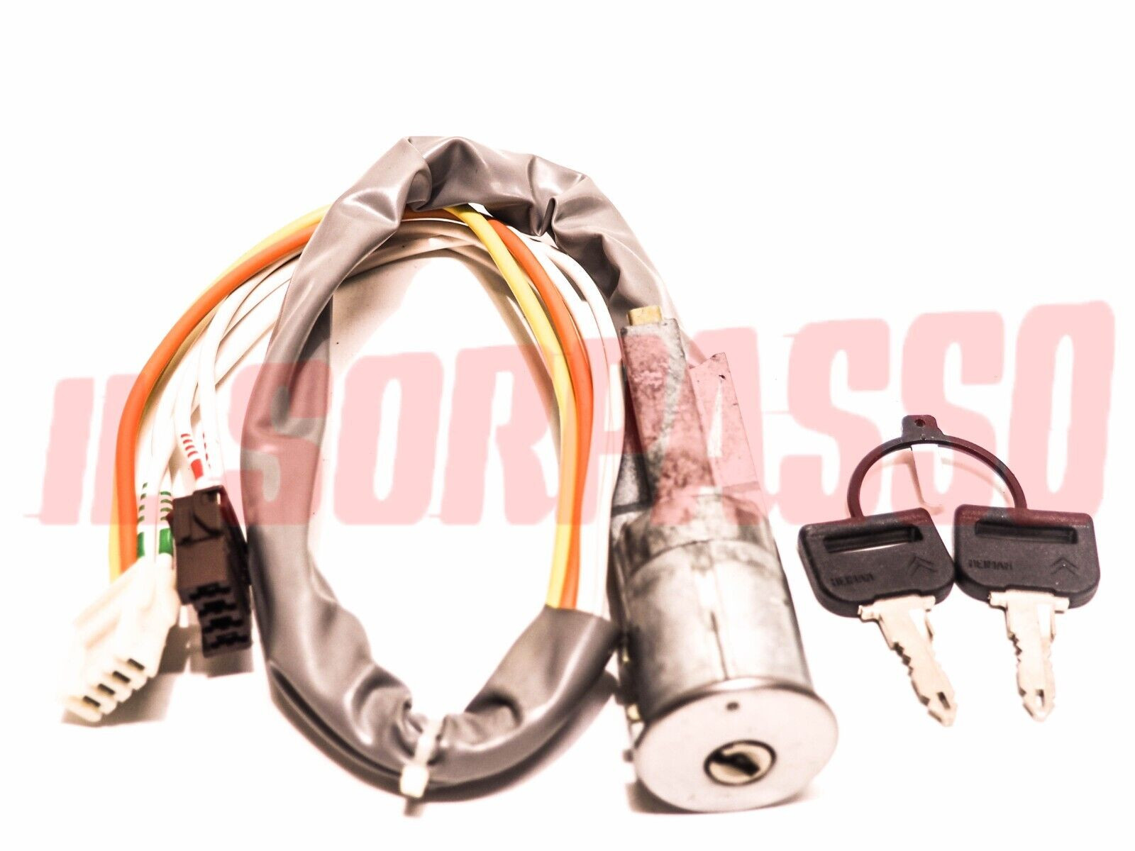 BLOCCHETTO AVVIAMENTO ACCENSIONE CON CHIAVI PEUGEOT 205 309 ORIGINALE