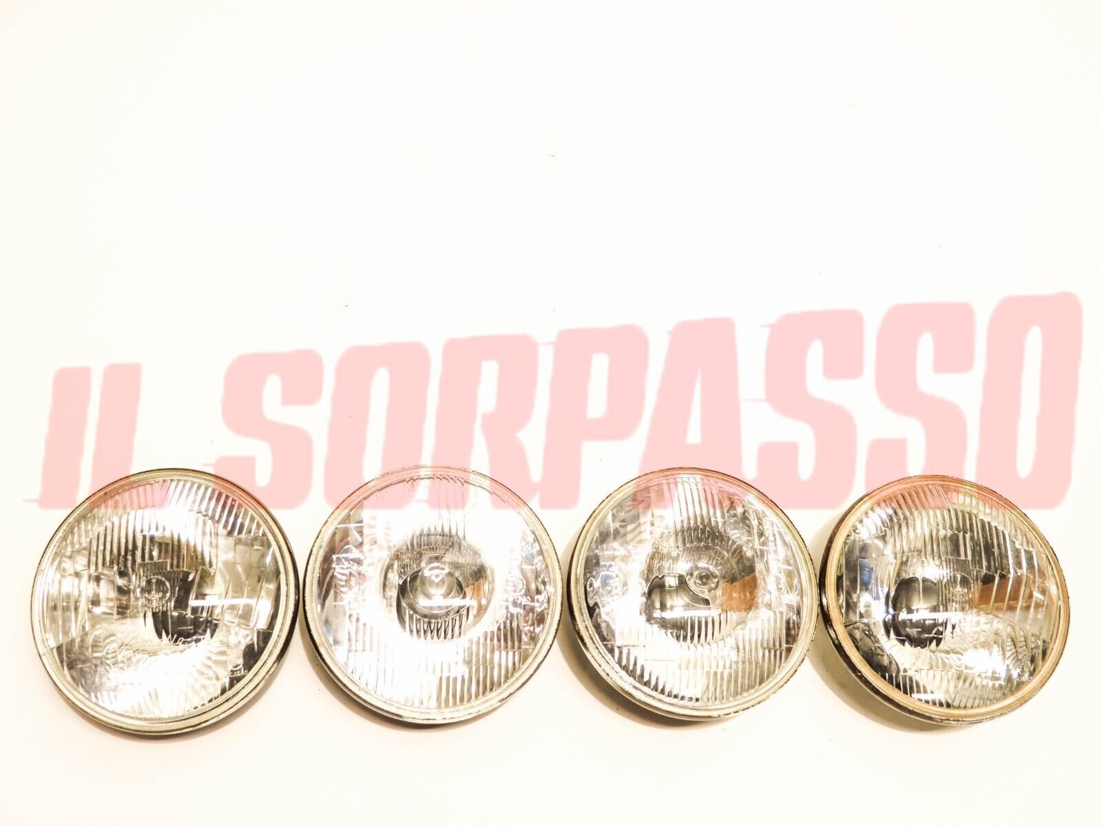 GRUPPI OTTICI FANALI FARI LANCIA FLAMINIA GT CONVERTIBILE ORIGINALI CARELLO