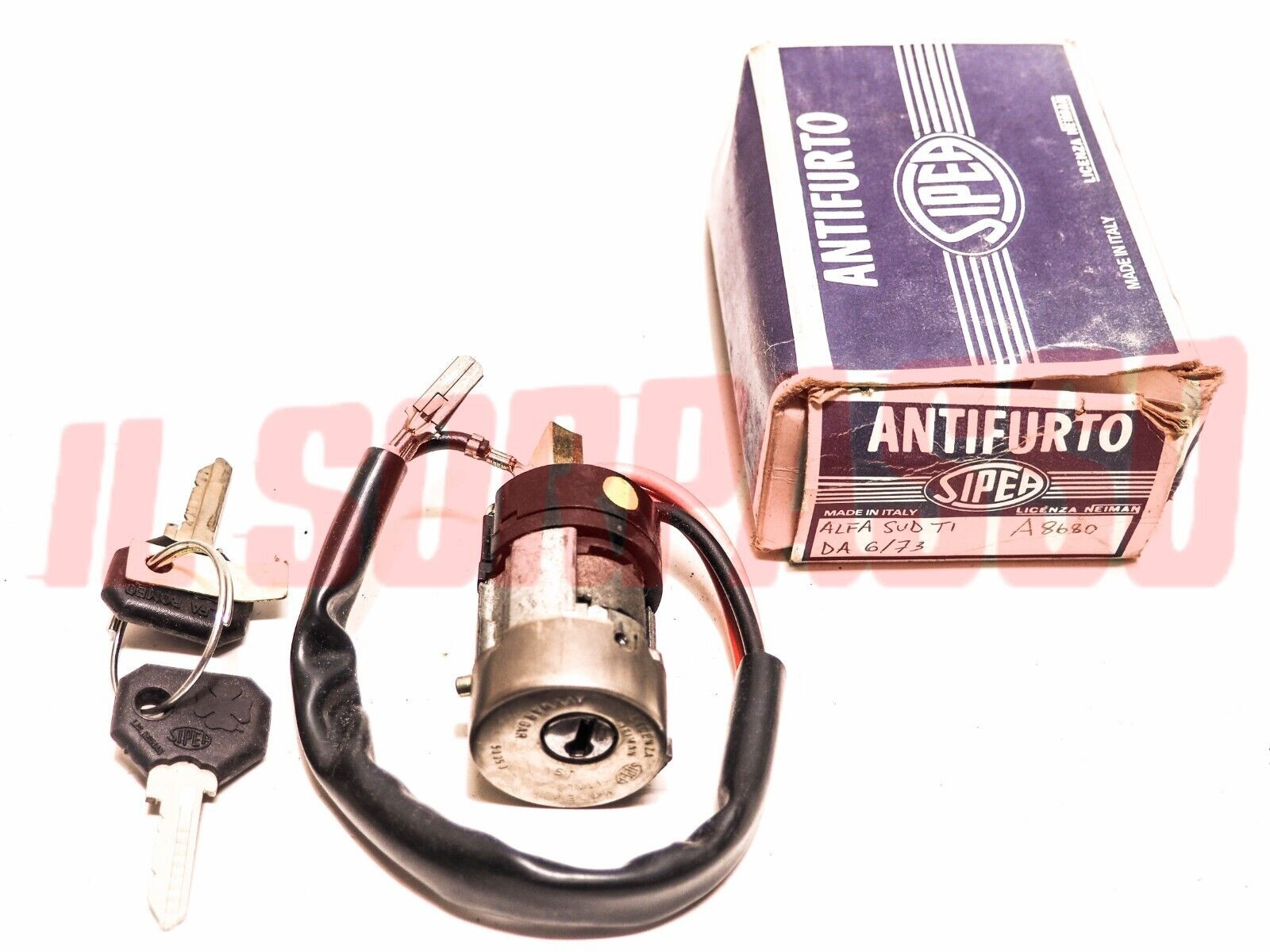 BLOCCASTERZO BLOCCHETTO ACCENSIONE ALFA ROMEO ALFA SUD TI DA 6.73 ORIGINAL SIPEA