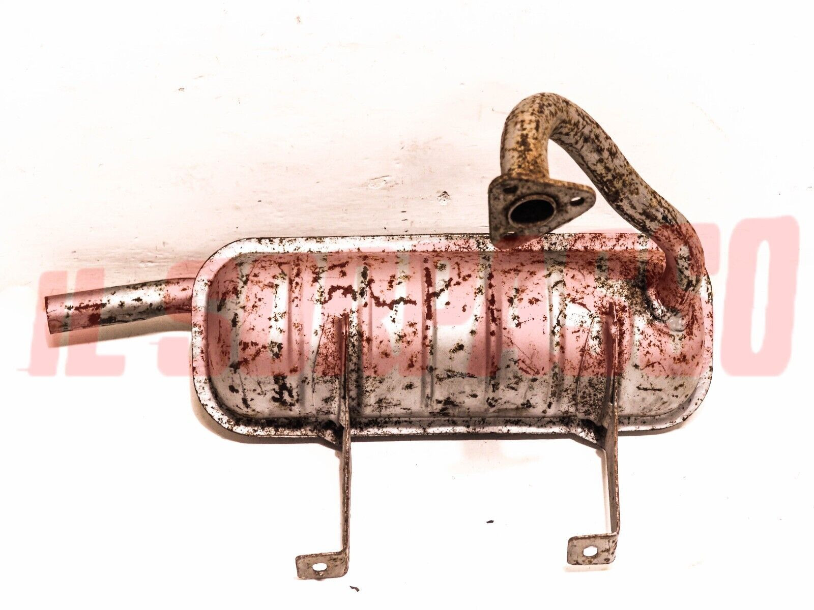 MARMITTA FINALE SCARICO DUE ATTACCHI FIAT 600 D - E + MULTIPLA ORIGINALE