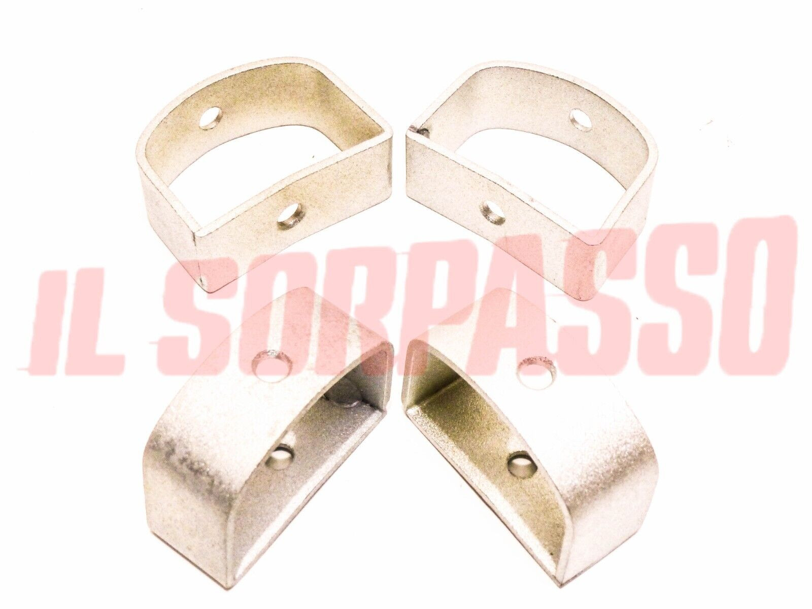 STAFFE DISTANZIALI PARAURTI ANTERIORE + POSTERIORE FIAT TOPOLINO 500 C BELVEDERE