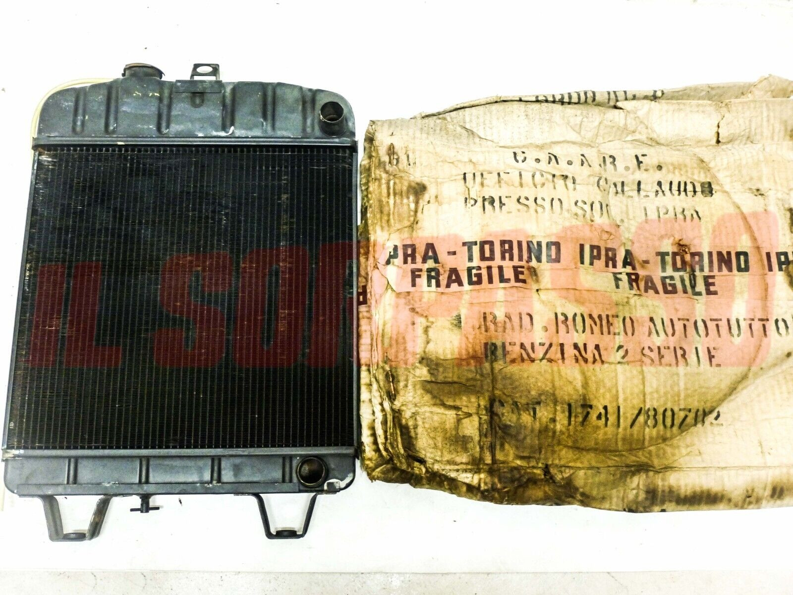 RADIATORE ACQUA MOTORE ALFA ROMEO ROMEO F12 FURGONE ORIGINALE