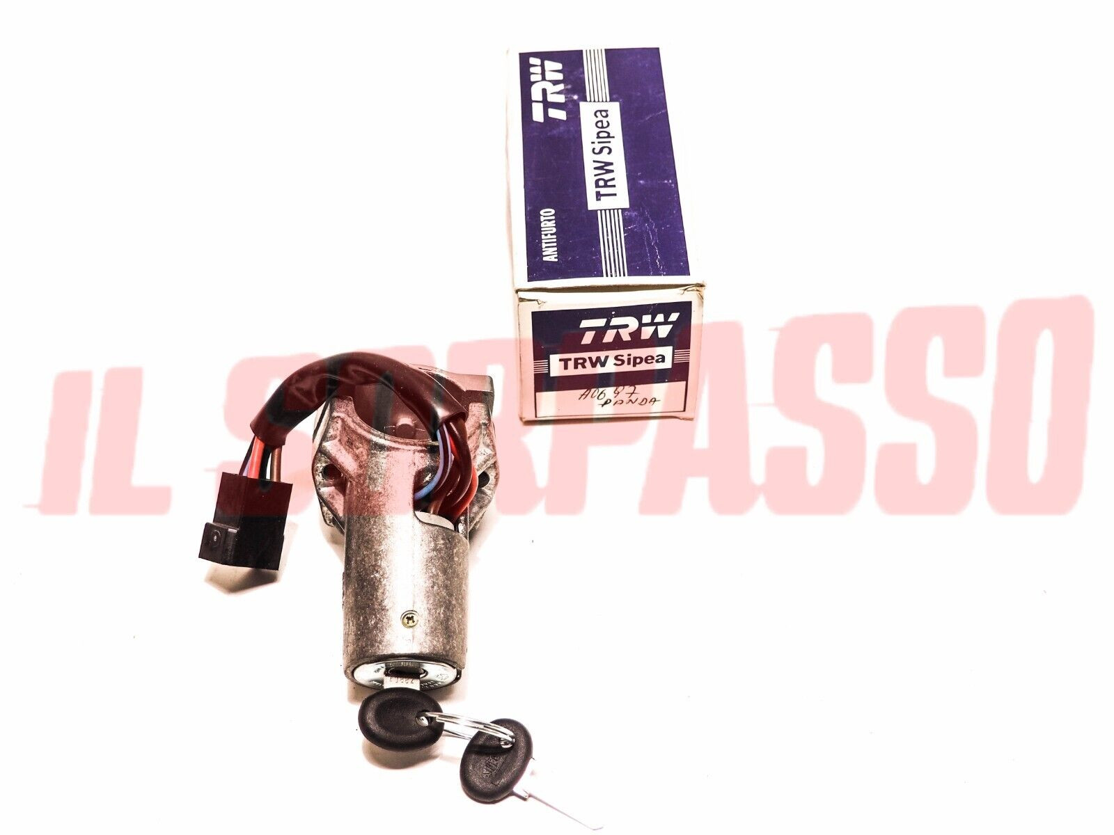 BLOCCASTERZO BLOCCHETTO AVVIAMENTO ACCENSIONE FIAT PANDA 30 ORIGINALE SIPEA