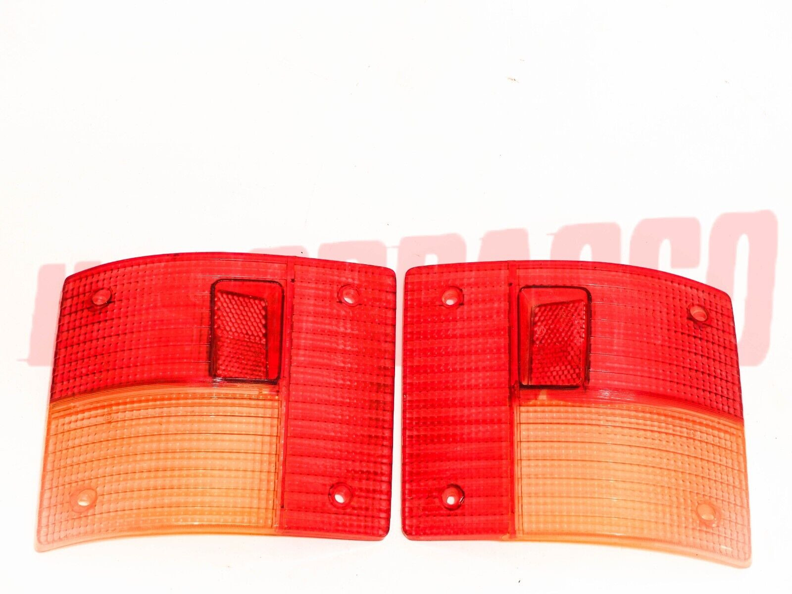 PLASTICHE FANALI POSTERIORI DX - SX AUTOBIANCHI A112 3 S ABARTH RIGATE NO RETRO