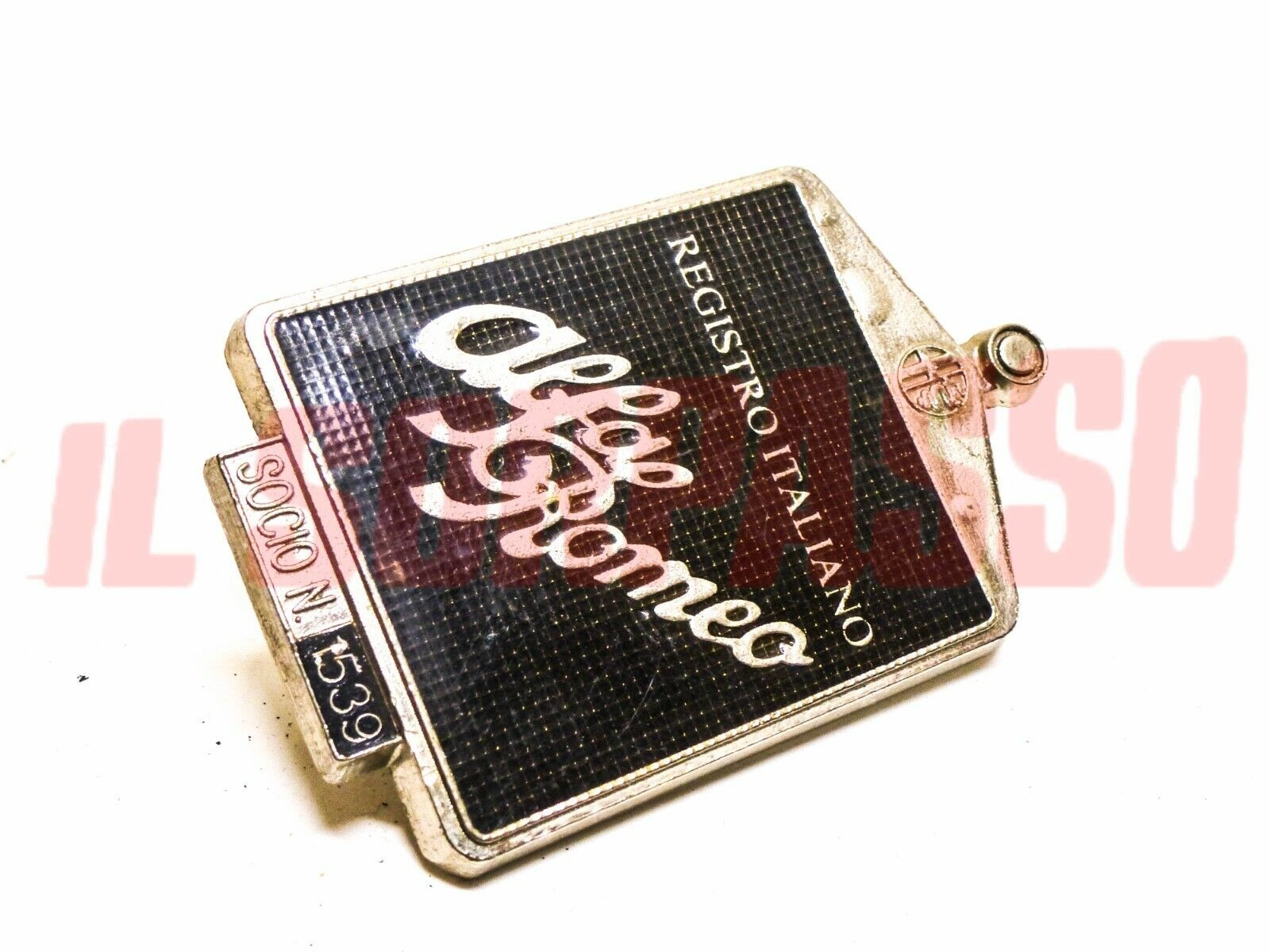 STEMMA ALFA ROMEO REGISTRO ITALIANO SOCIO 1539 ALFA 6C 8C 1750 1900 2300 2500 