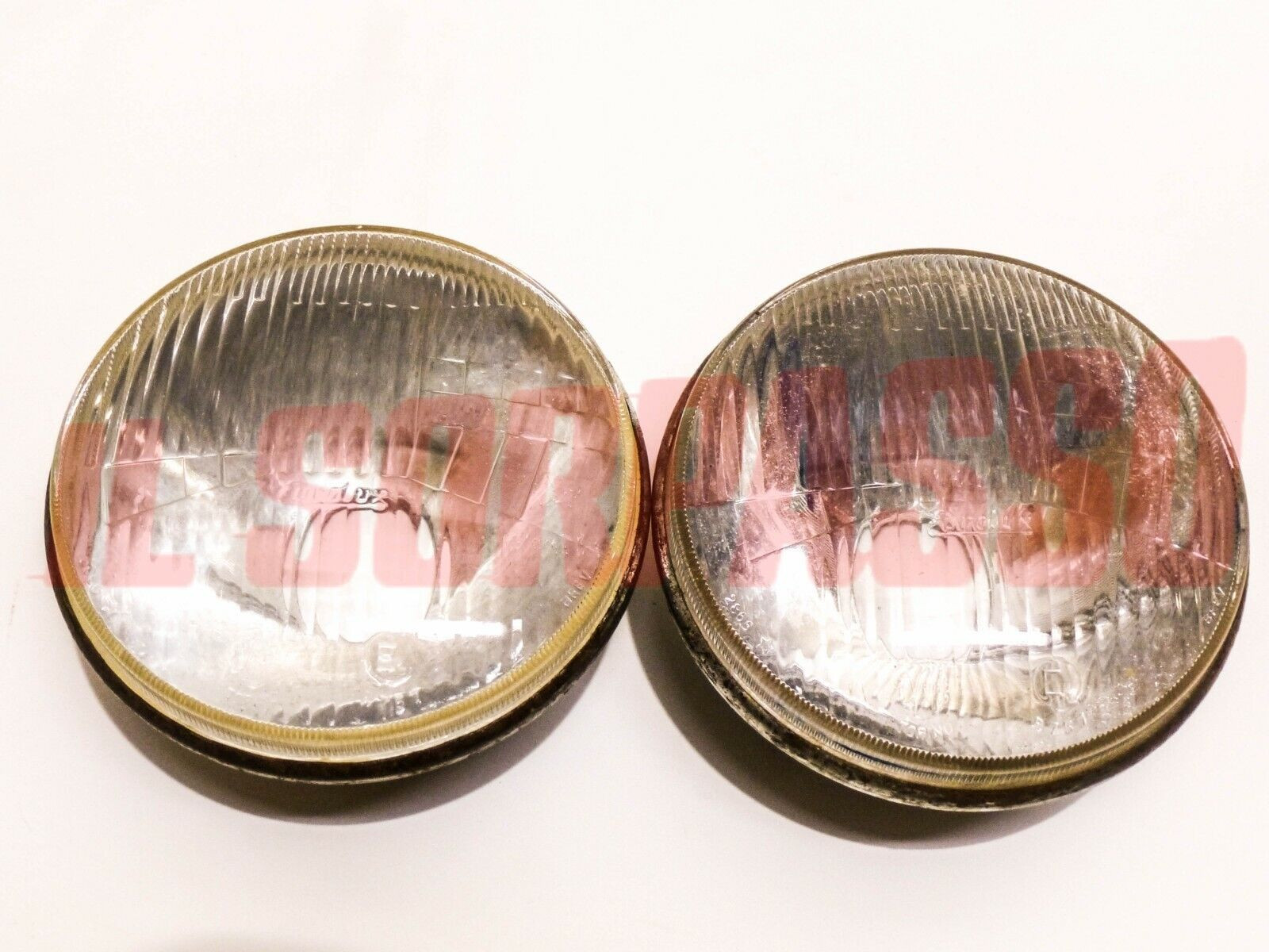 GRUPPI OTTICI FANALI FARI FIAT 1100 103 BAULETTO E TV CAMPAGNOLA EUROLUX SIEM